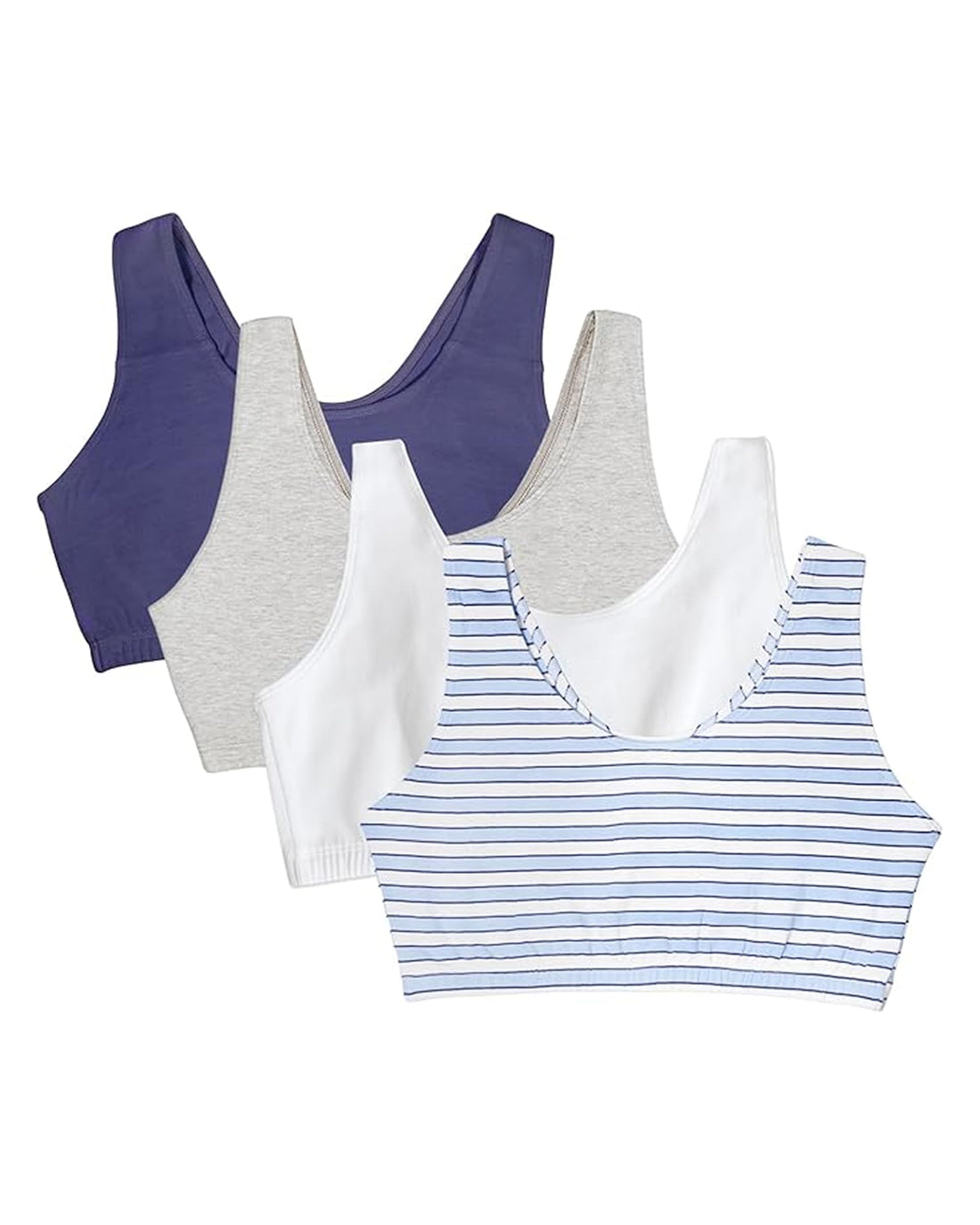 Fruit of the Loom Women's Built Up Tank Style Sports Bra Value Pack