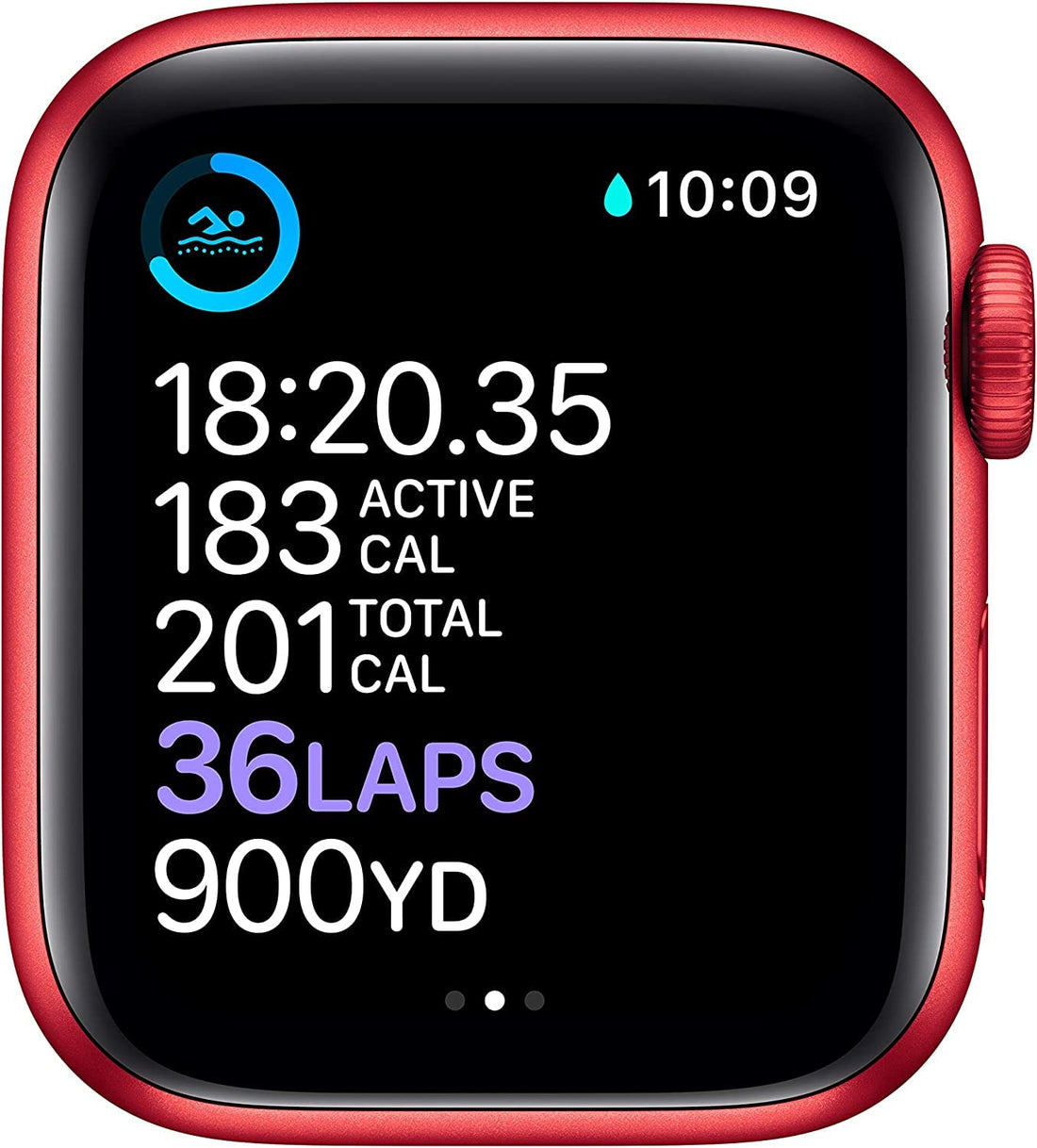Apple Watch Series 6 (GPS + Cellular, 44mm) - Space Gray Aluminum Case with Black Sport Band (Renewed)