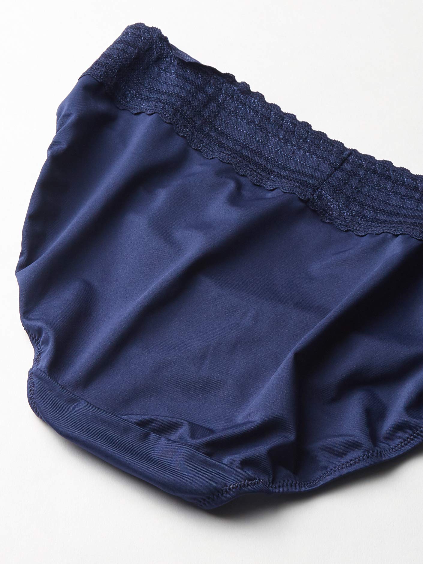 Warner's Women's Blissful Benefits No Muffin Top Micro Hi-cut Panties With Lace Multipack