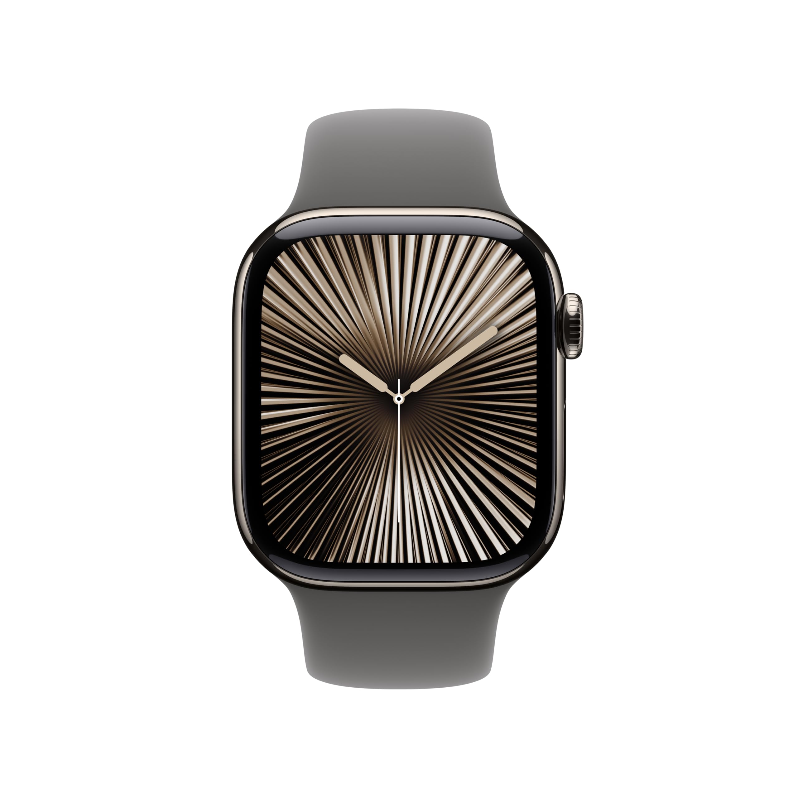 Apple Watch Series 10 [GPS 42mm case] Smartwatch with Silver Aluminum Case with Blue Cloud Sport Loop. Fitness Tracker, ECG App, Always-On Retina Display, Carbon Neutral