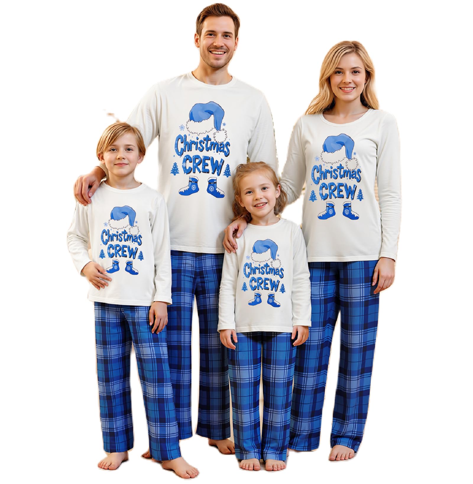 Christmas Pajama Family Matching Pajamas Sets Christmas Pjs Sleepwear Outfits for Christmas Holiday Xmas Party
