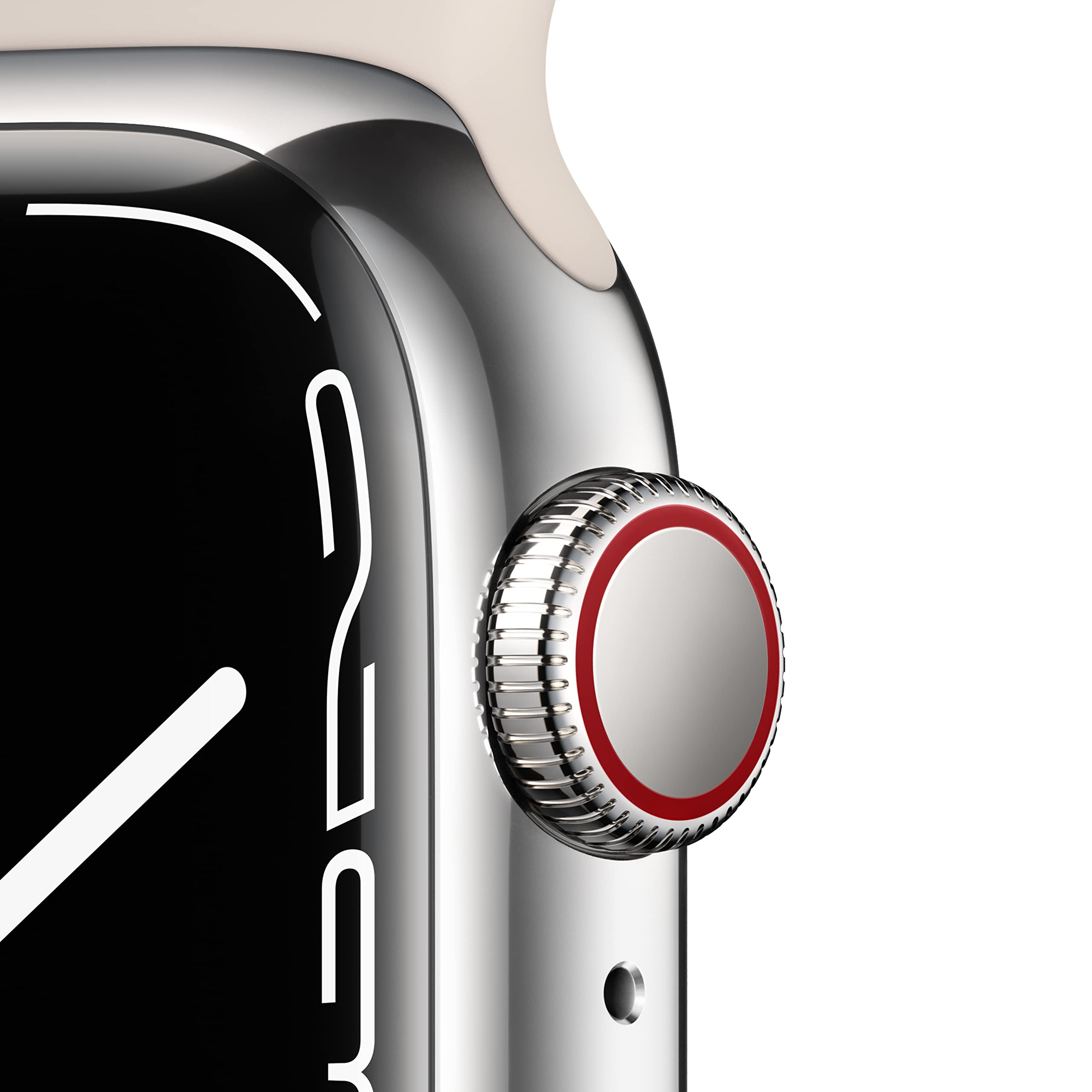 Apple Watch Series 7 [GPS + Cellular 45mm] Smart watch w/ (PRODUCT)RED Aluminum Case with (PRODUCT)RED Sport Band. Fitness Tracker, Blood Oxygen & ECG Apps, Always-On Retina Display, Water Resistant