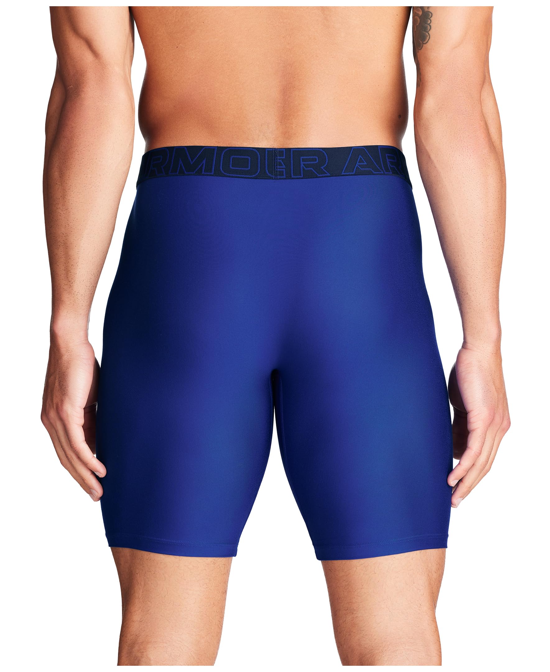 Under Armour Men's Performance Tech Long-Leg Boxerjock Brief Underwear, 9" Inseam, All-Day Comfort & Ultra-Soft, 3-Pack