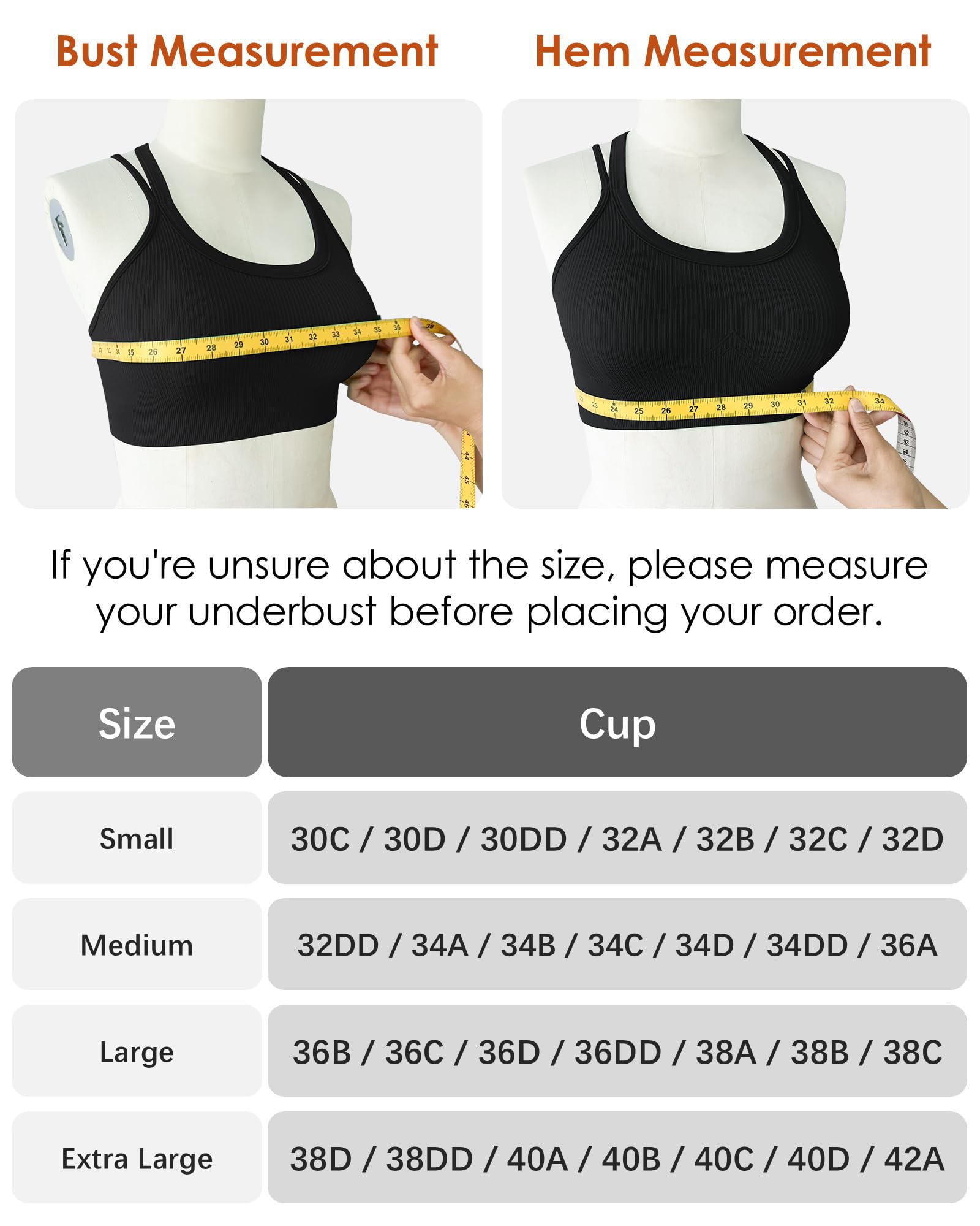 Sports Bras for Women HIigh Support, Criss-Cross Back Padded Strappy High Impact Sports Bras for Women Large Bust