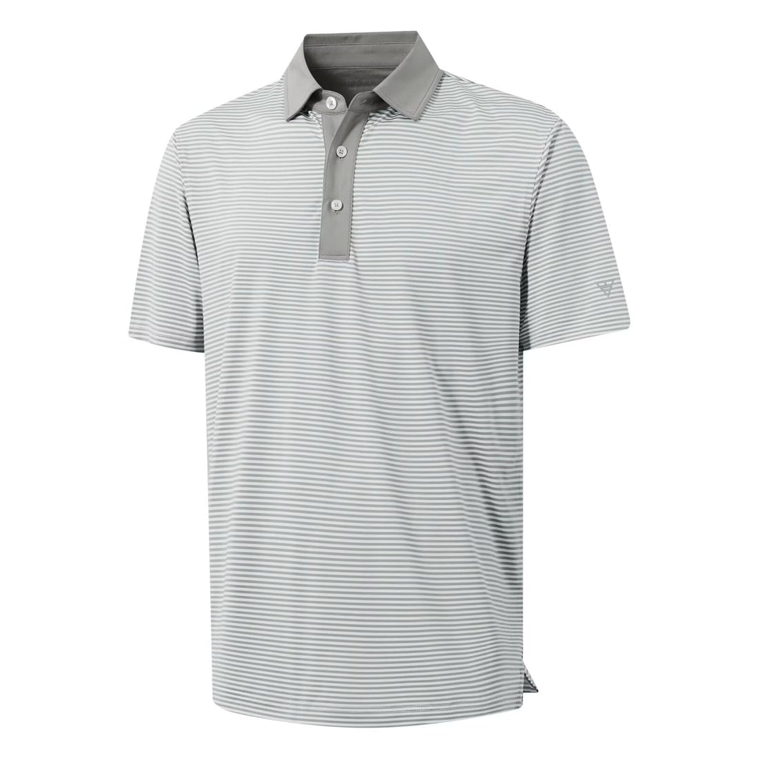 M MAELREG Golf Shirts for Men Moisture Wicking Dry Fit Striped Polo Performance Sport Mens Polo Shirts Short Sleeve