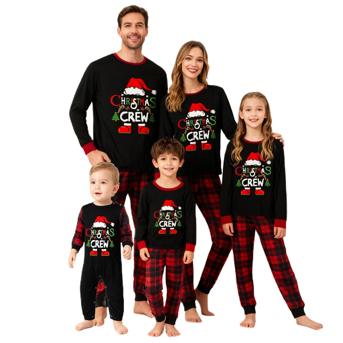 WephuPSho Christmas Family Matching Pajamas, Festive Xmas Jammies Sets for the Whole Family, Holiday Pjs Christmas