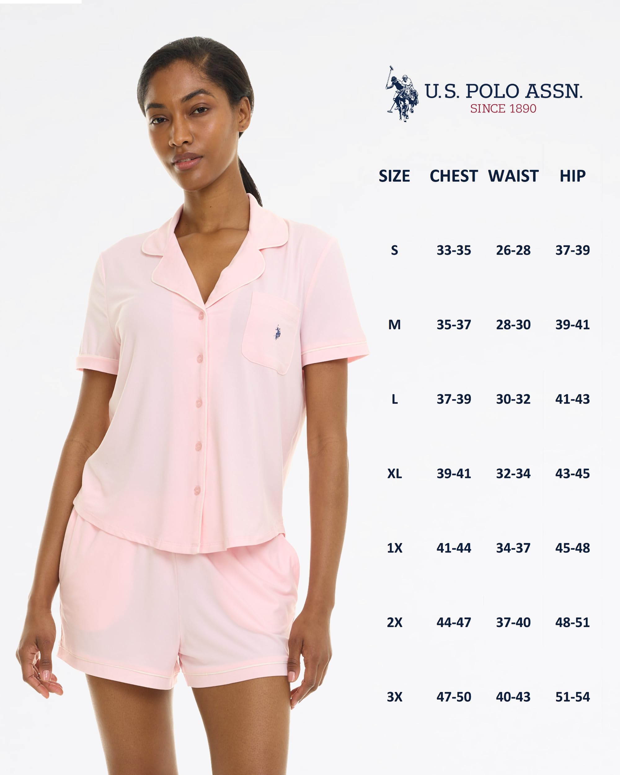 U.S. POLO ASSN. Summer Pajamas for Women Set