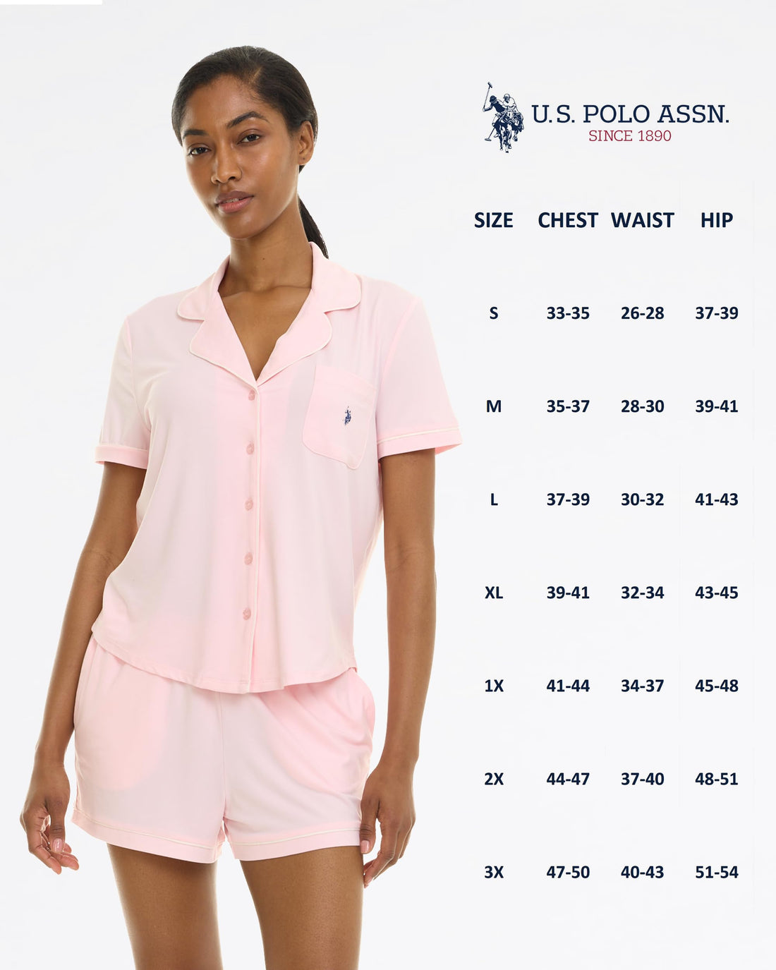 U.S. POLO ASSN. Summer Pajamas for Women Set