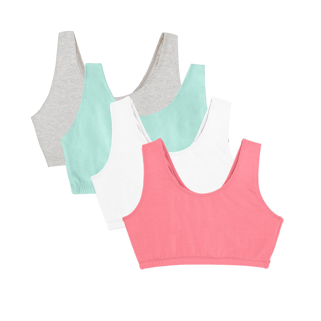Fruit of the Loom Women's Built Up Tank Style Sports Bra Value Pack