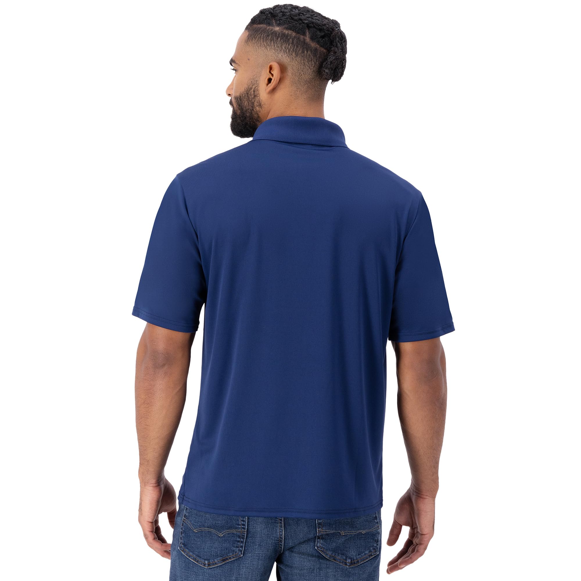 Hanes Men's Cool DRI Polo Shirt, Quick-Drying Performance Polo for Men, UPF Protection