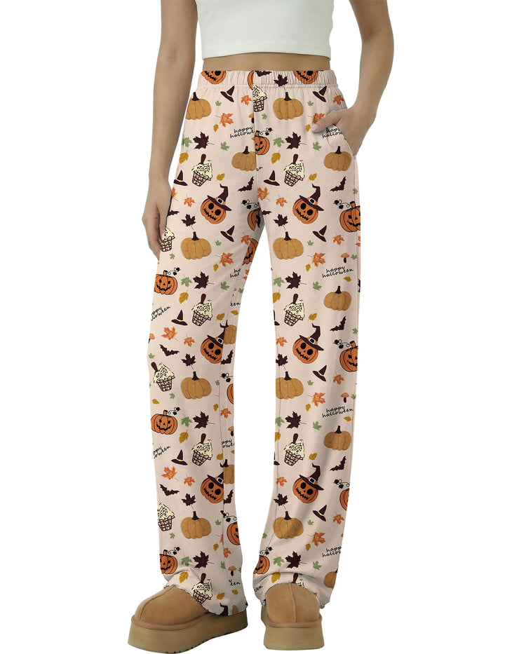 Ekouaer Pajama Pants Women 2026 Soft Sleep Pants Lounge Wide Leg Pj Bottoms
