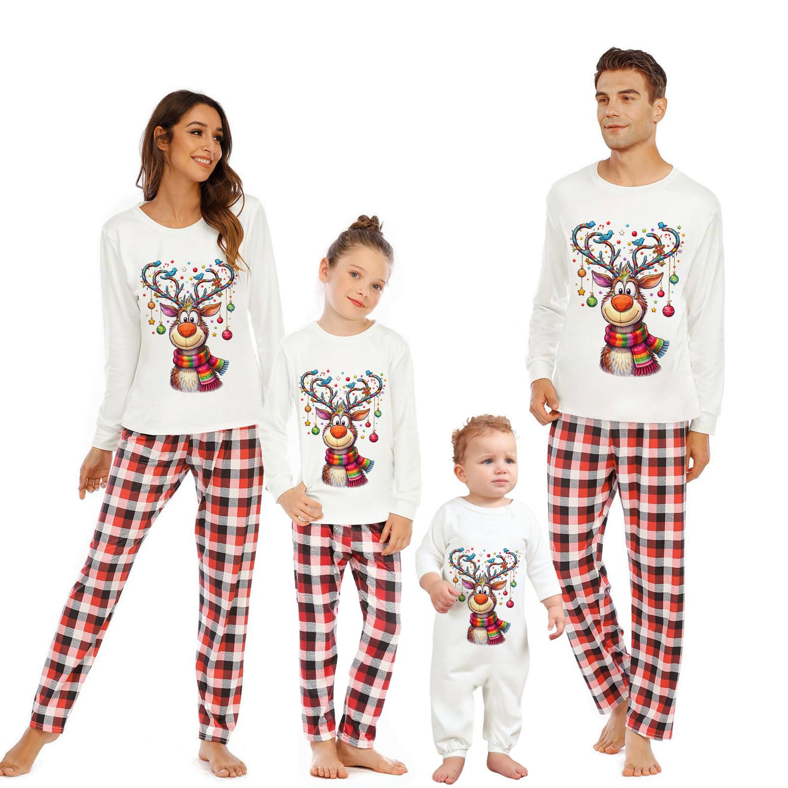 Family Christmas Pajamas Matching Sets Xmas Pjs
