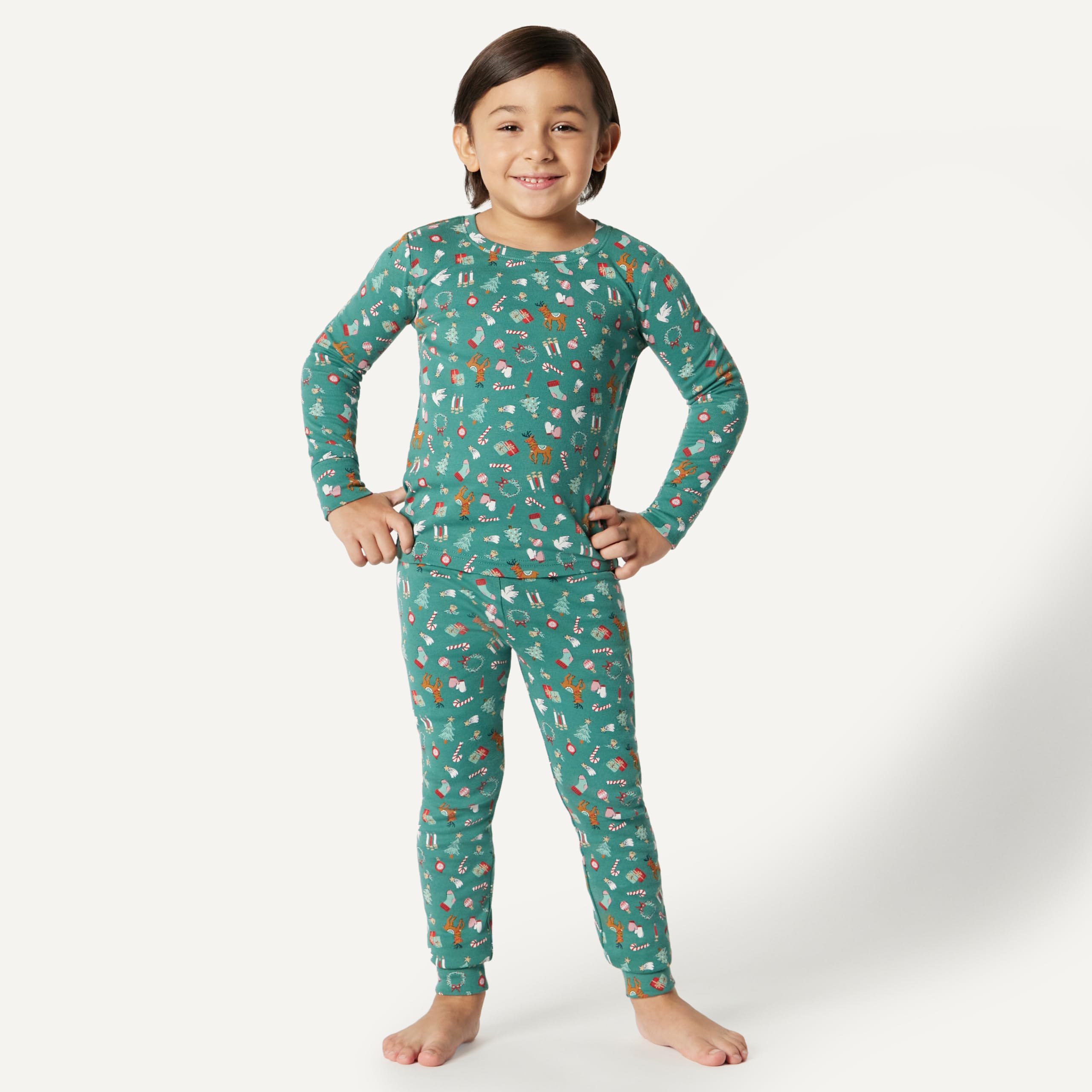 Amazon Essentials x Sofia Grainge Matching Holiday Family Pajama Sets