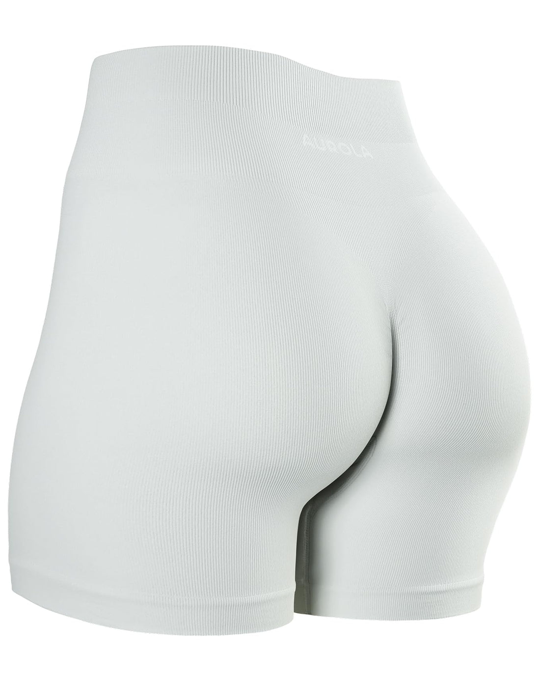 AUROLA Power Workout Shorts for Women Tummy Control Squat Proof Ribbed Thick Seamless Scrunch Active Short