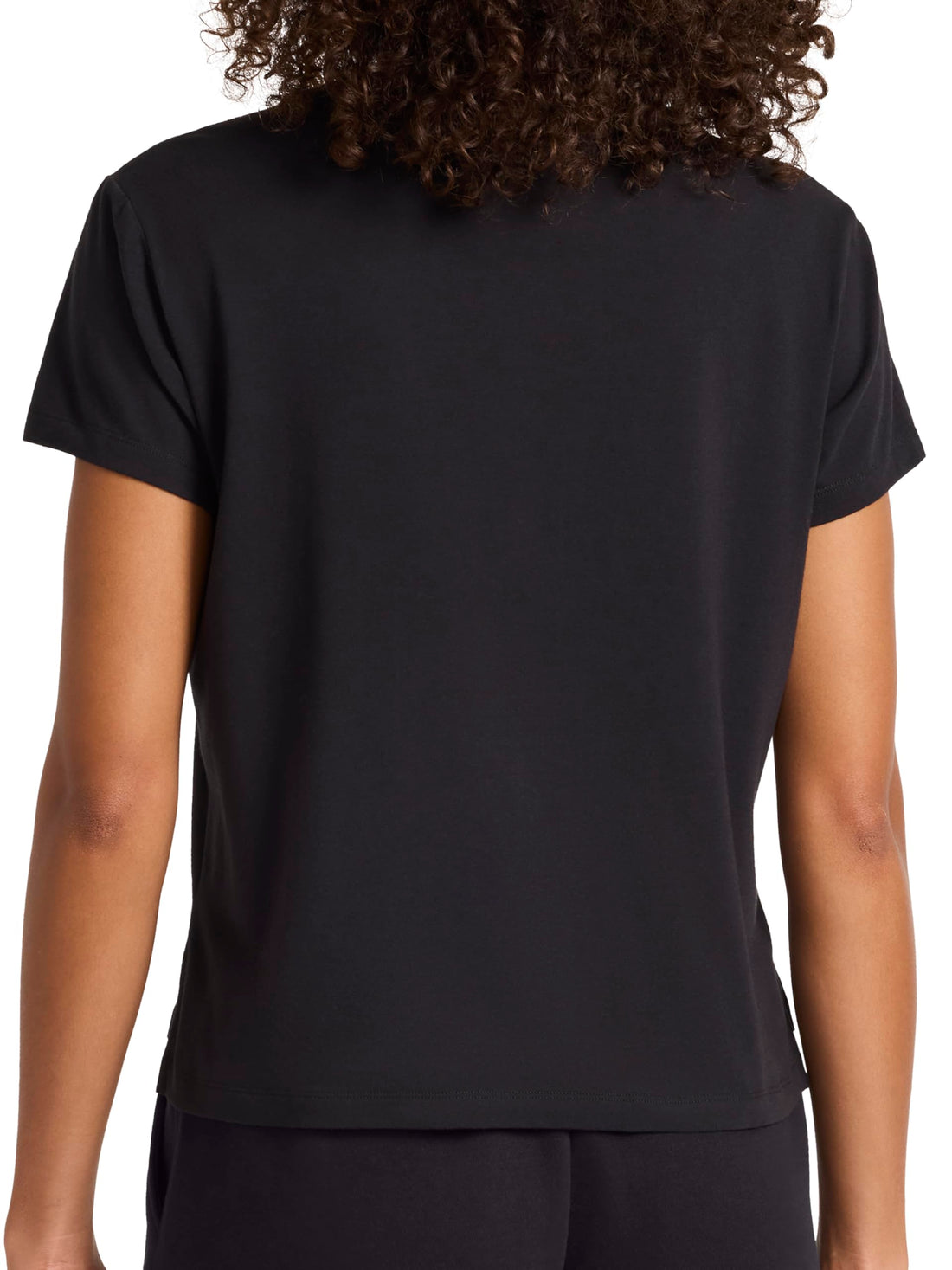 Reebok Women's Embroidery Hit Graphic Crewneck T-Shirt, Standard Fit, Lightweight Stretch Cotton Fabric