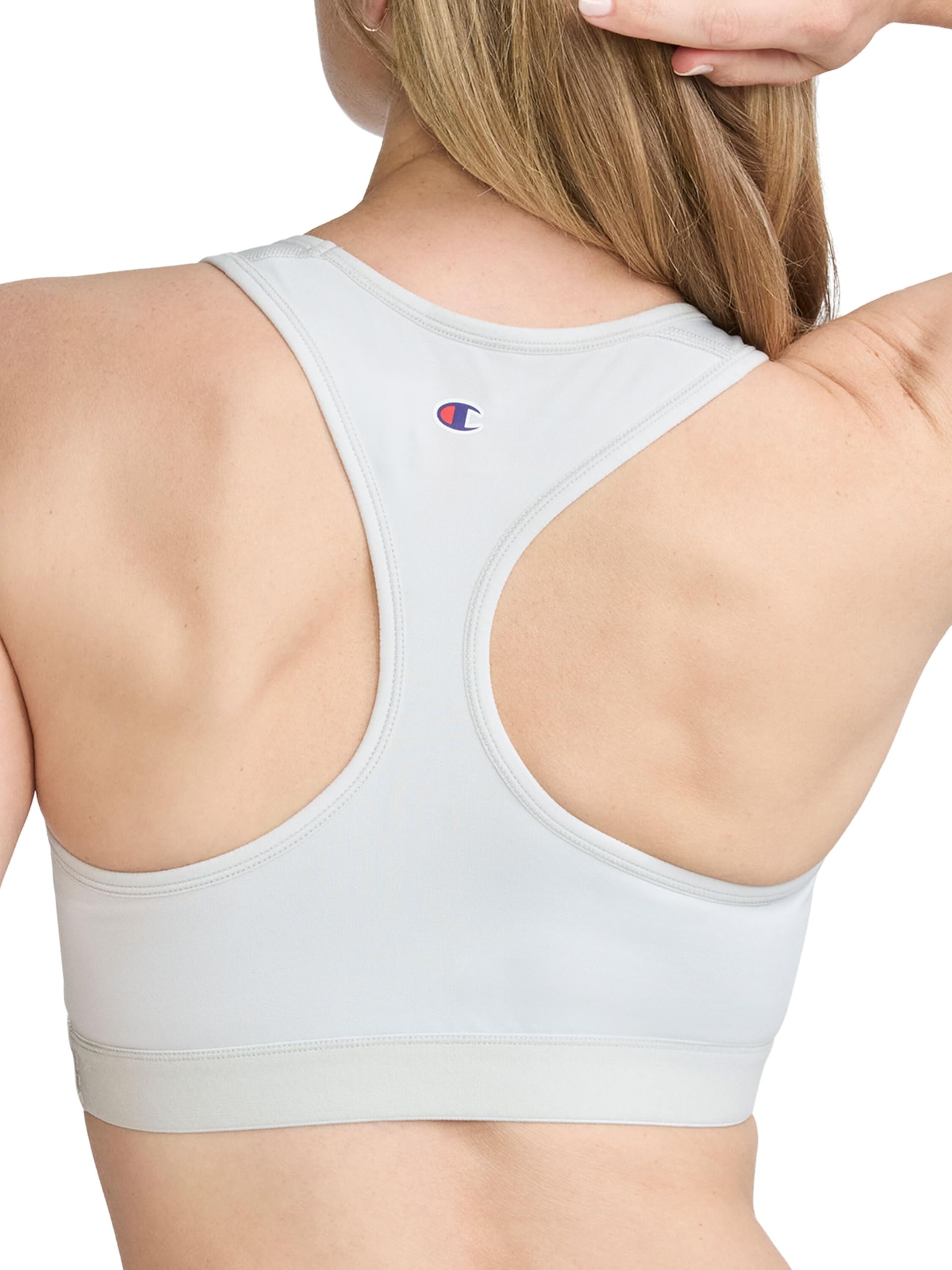 Champion Women's Sports Bra, High-Impact Compression, Moisture-Wicking Fabric