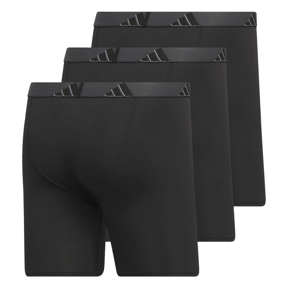 adidas Men's Microfiber Boxer Briefs Underwear (Multipack) Athletic Stretch-Fit