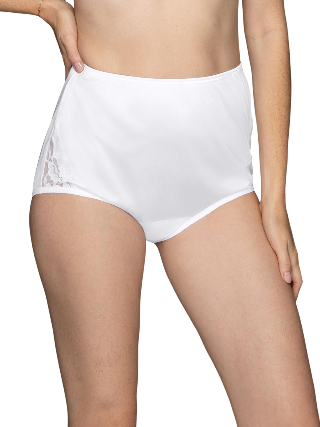 Vanity Fair Women's High Waisted Underwear, Full Coverage Ladies Panties, Perfectly Yours Briefs