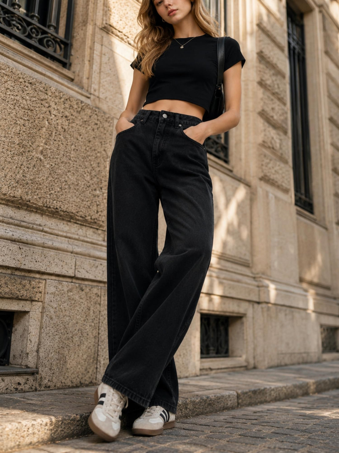 Straight Leg Jeans for Women Mid Waisted Casual Washed Vintage Loose Fit Boyfriend Jeans Denim Pants