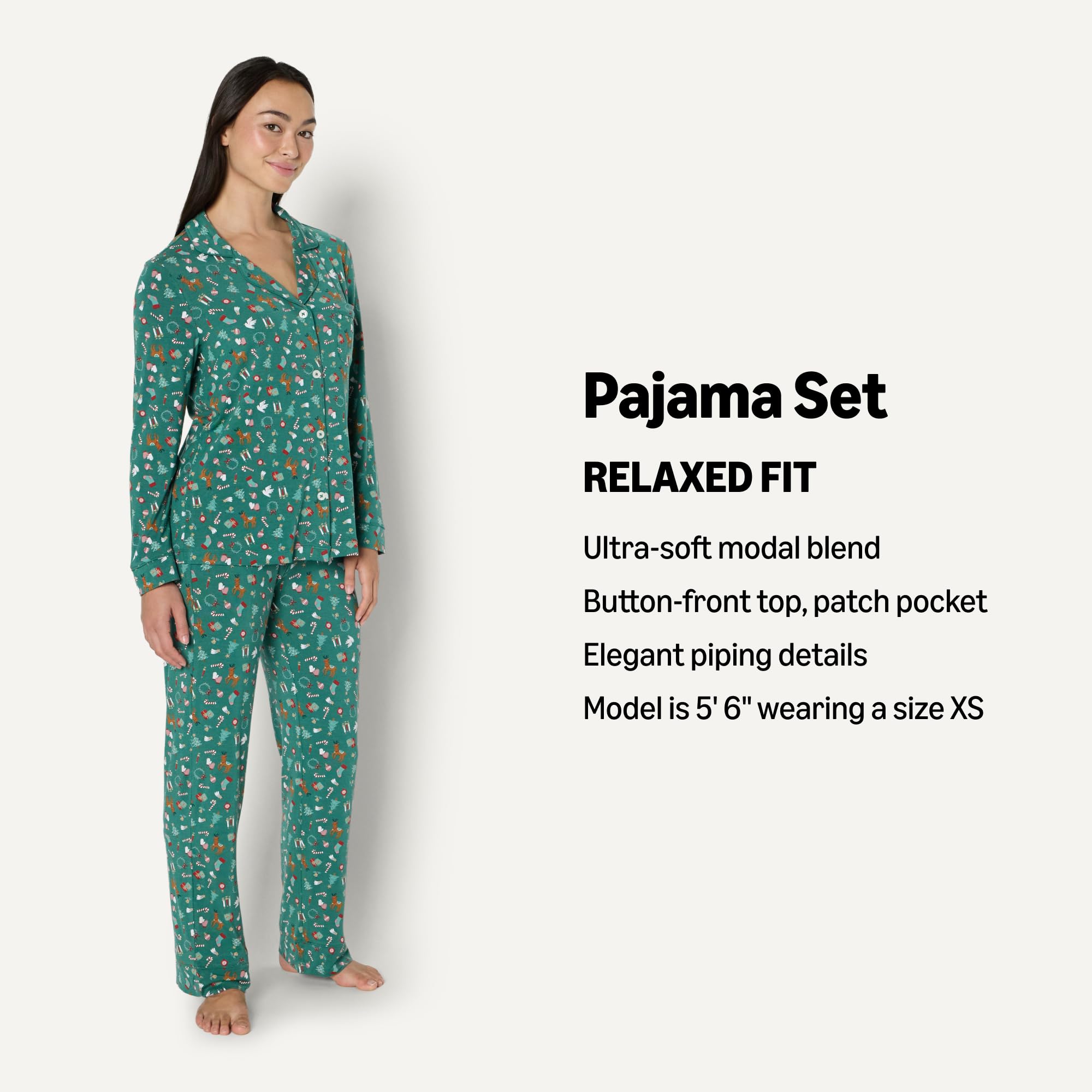 Amazon Essentials x Sofia Grainge Matching Holiday Family Pajama Sets