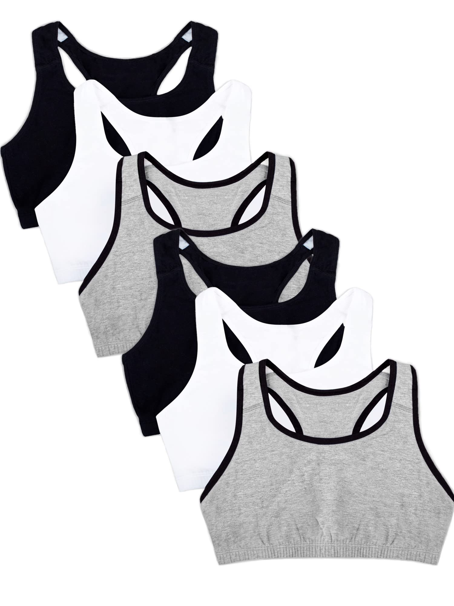 Fruit of the Loom Women's Built Up Tank Style Sports Bra Value Pack