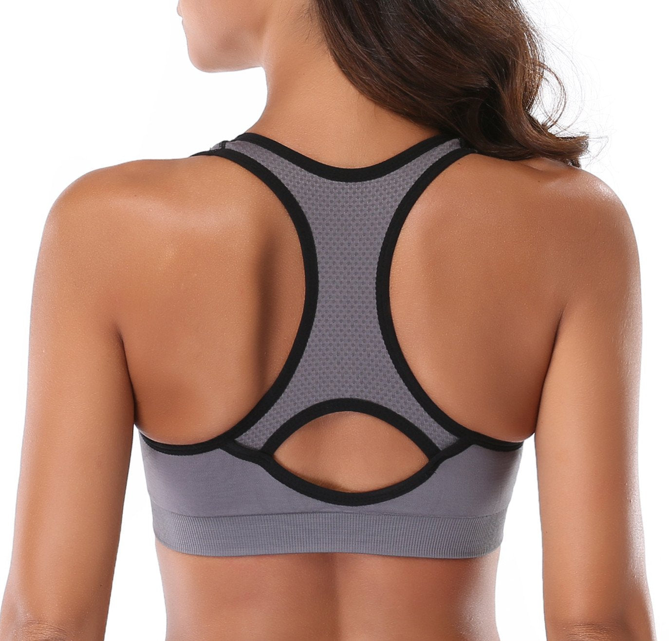 MIRITY Women Racerback Sports Bras - High Impact Workout Gym Activewear Bra
