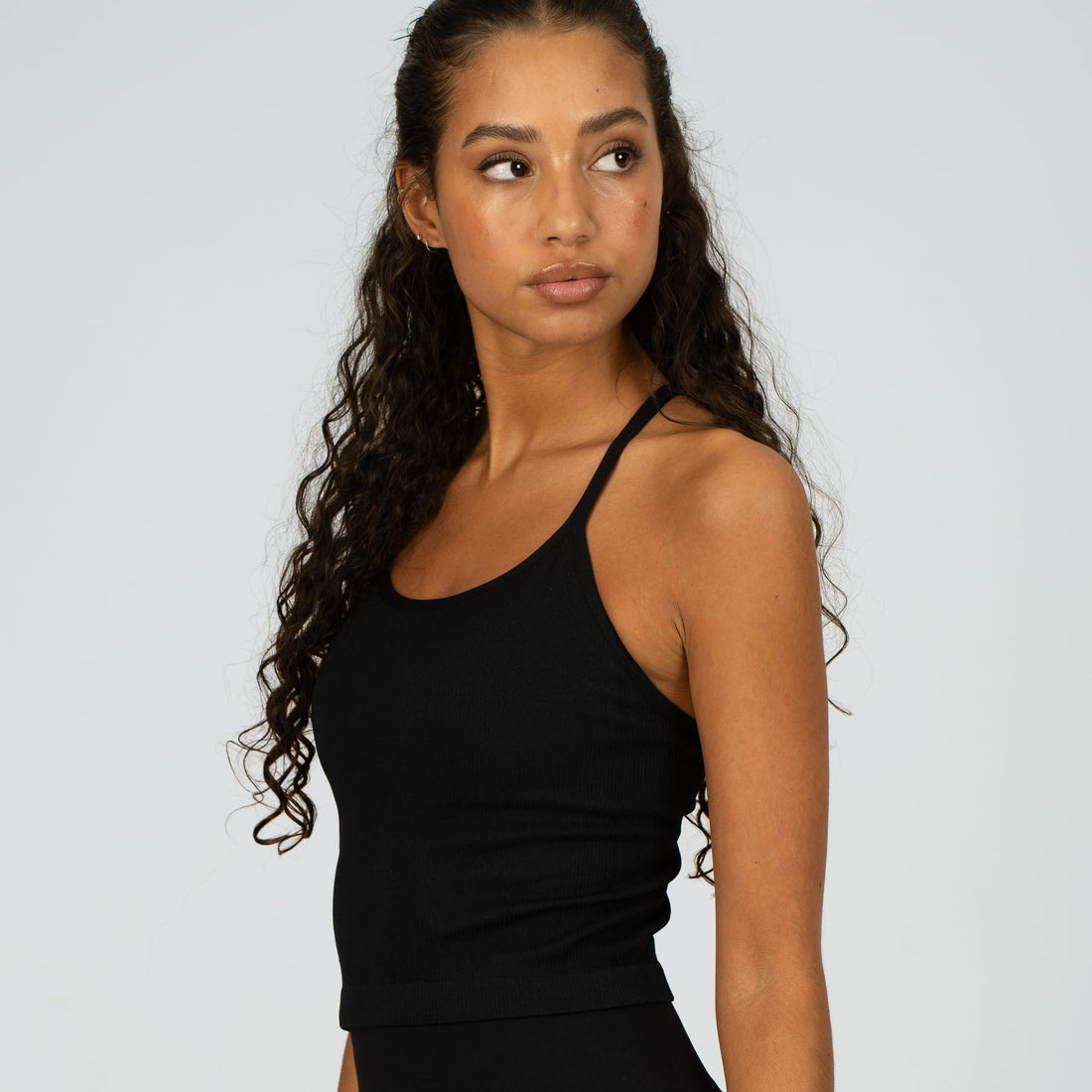 New Balance Women's Yoga Back Crop Top with Built-in Sports Bra, Cami Top for Running, Workouts, Activewear for Women