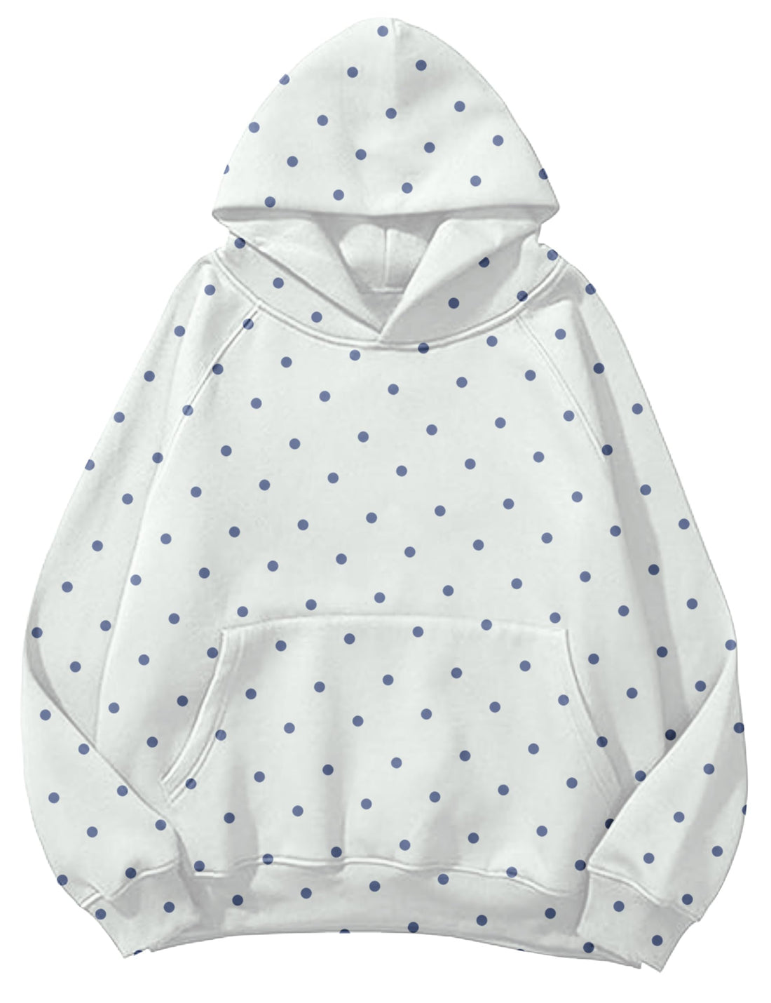 Lauweion Women Solid Basic Fleece Letter Loose Hoodie Sweatshirt Long Sleeve Kangaroo Pocket Drop Shoulder Pullovers Top