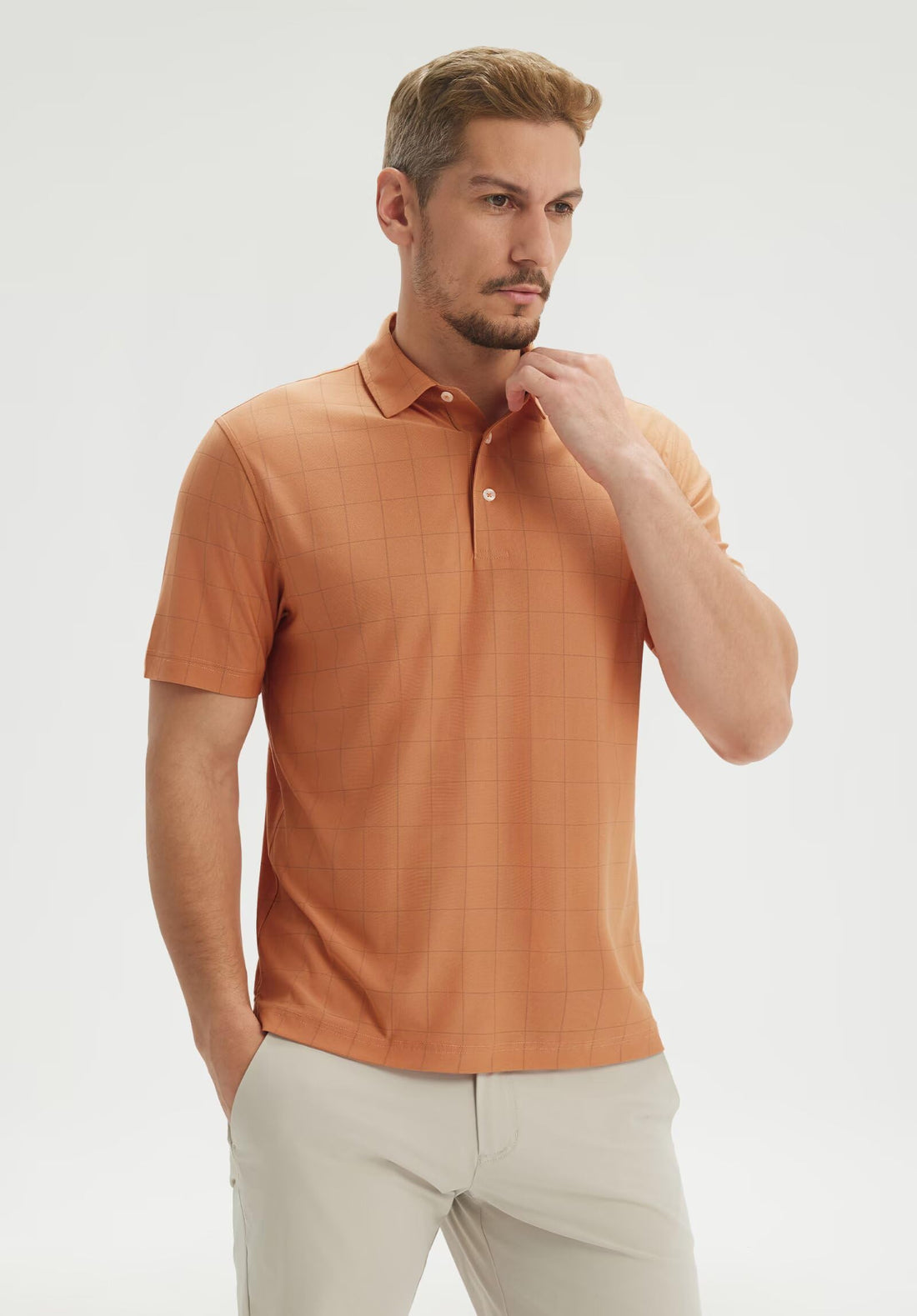 M MAELREG Men's Golf Shirts Short Sleeve Lightweight Performance Moisture Wicking Dry Fit Casual UPF 30+ Polo Shirts for Men