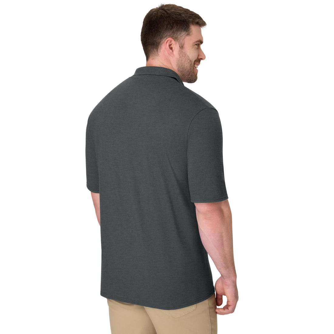 Hanes Men’s X-Temp Short Sleeve Polo Shirt, Midweight Men's Shirt