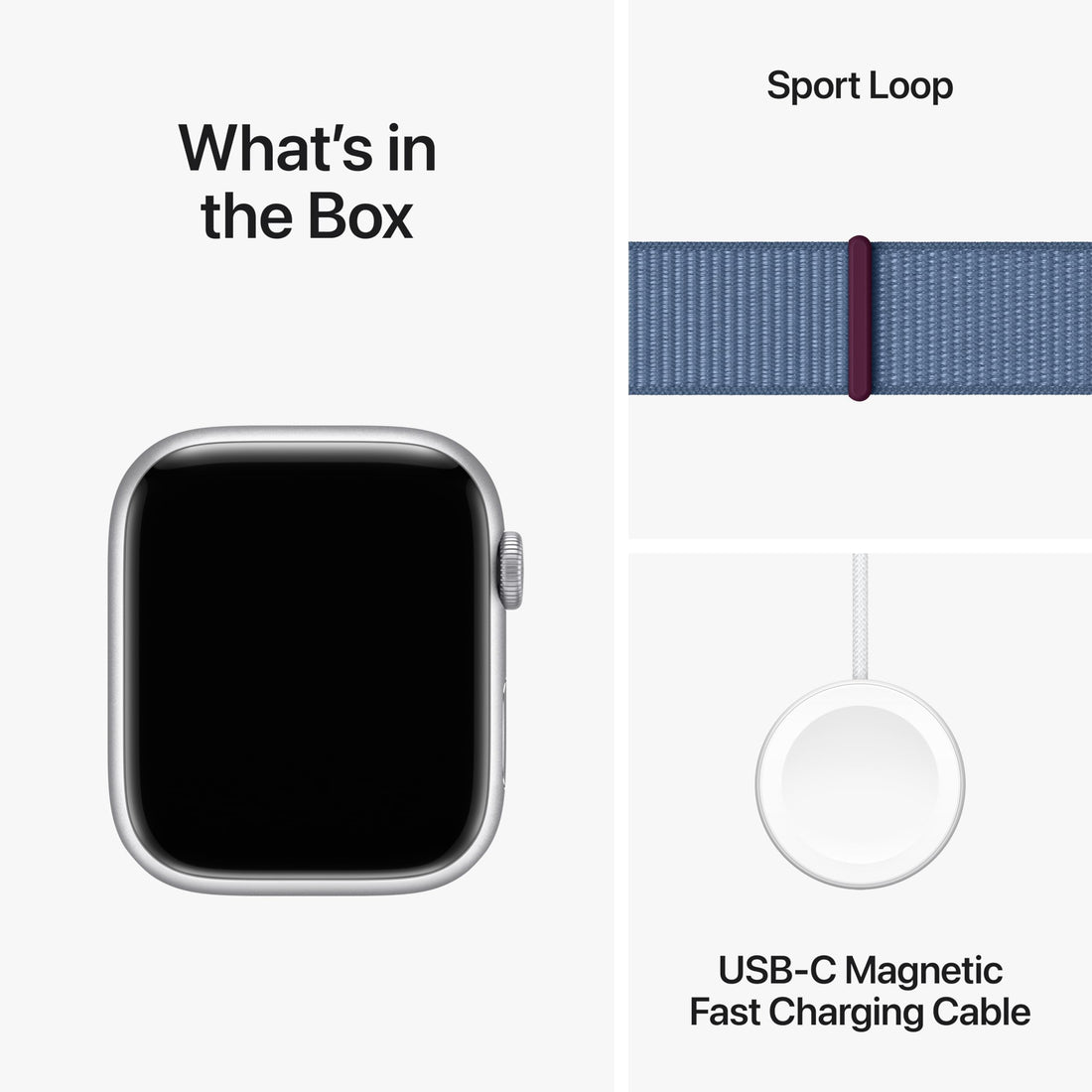 Apple Watch Series 9 [GPS, 45mm] - Starlight Aluminum Case with Starlight Sport Band, S/M (Renewed)