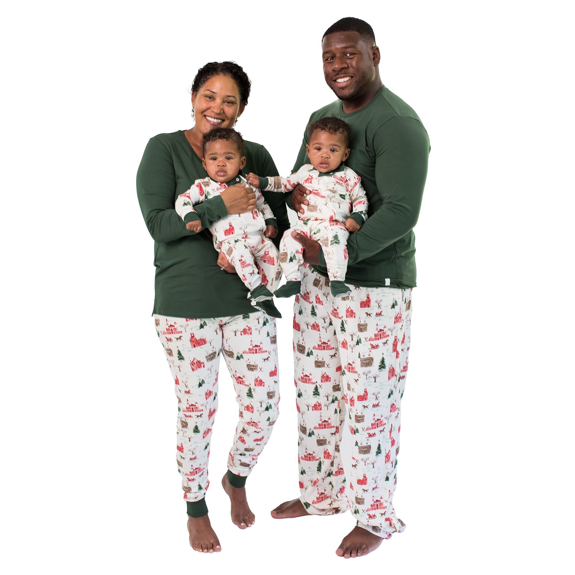 Burt's Bees Baby Matching Family Jammies, Organic Cotton, Holiday Pajamas