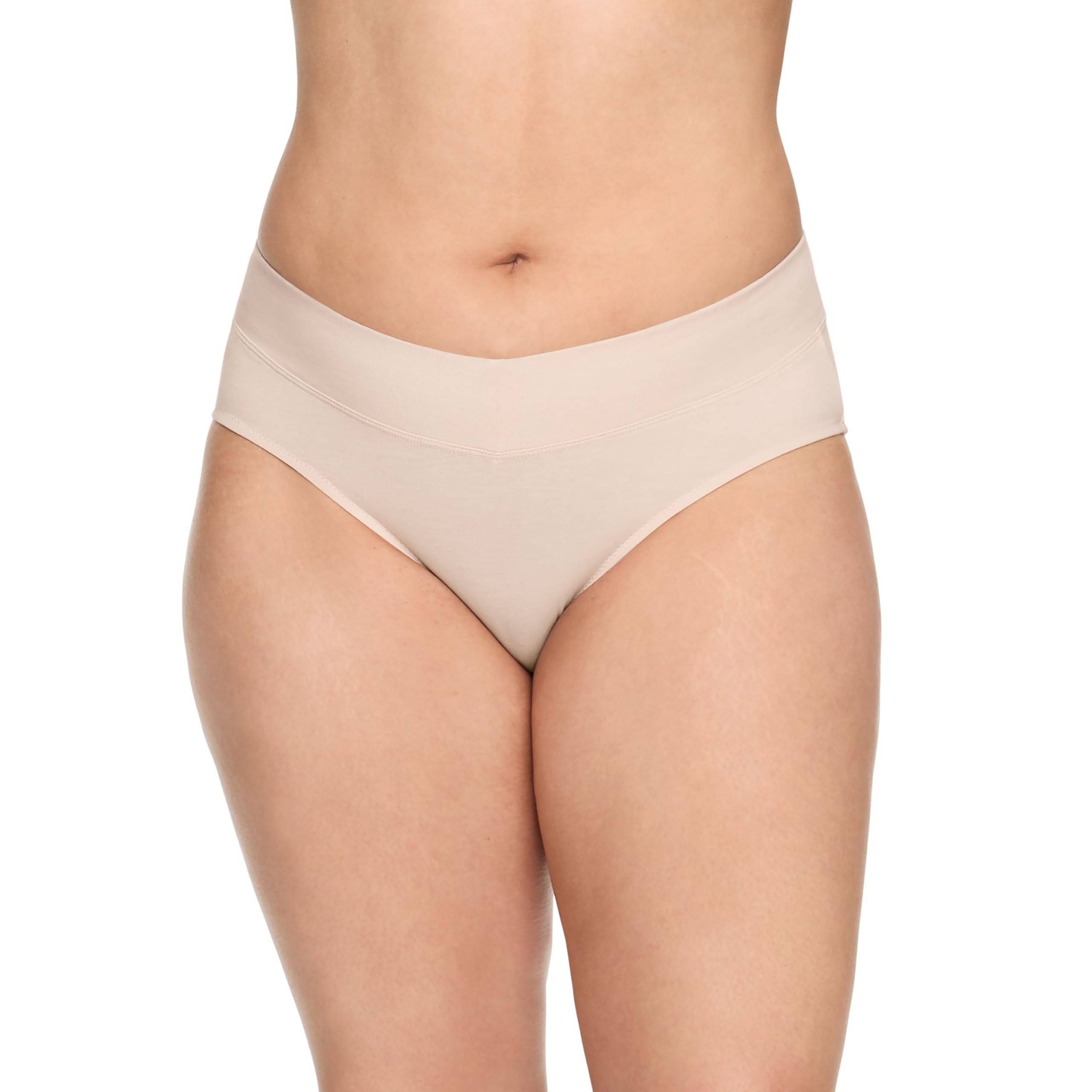 Warner's Women's No Pinching No Problems Dig-free Mid-waist 3-pack Hipster Ru4403p