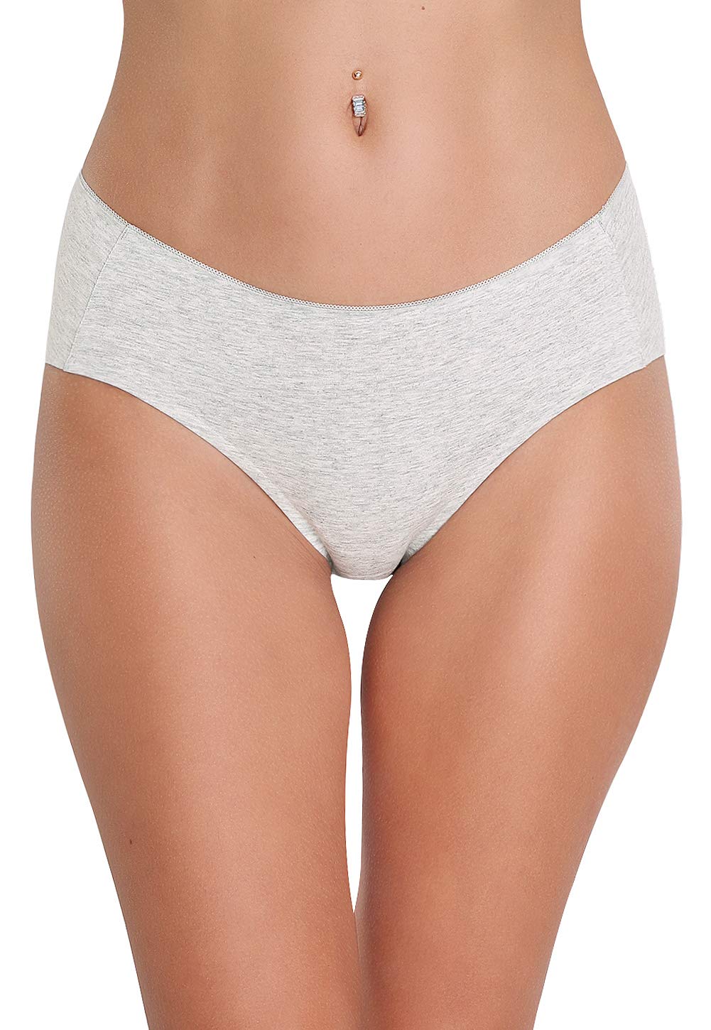 Altheanray Womens Underwear Cotton Underwear for Women Seamless Hipster Bikini Briefs Panties 6 Pack