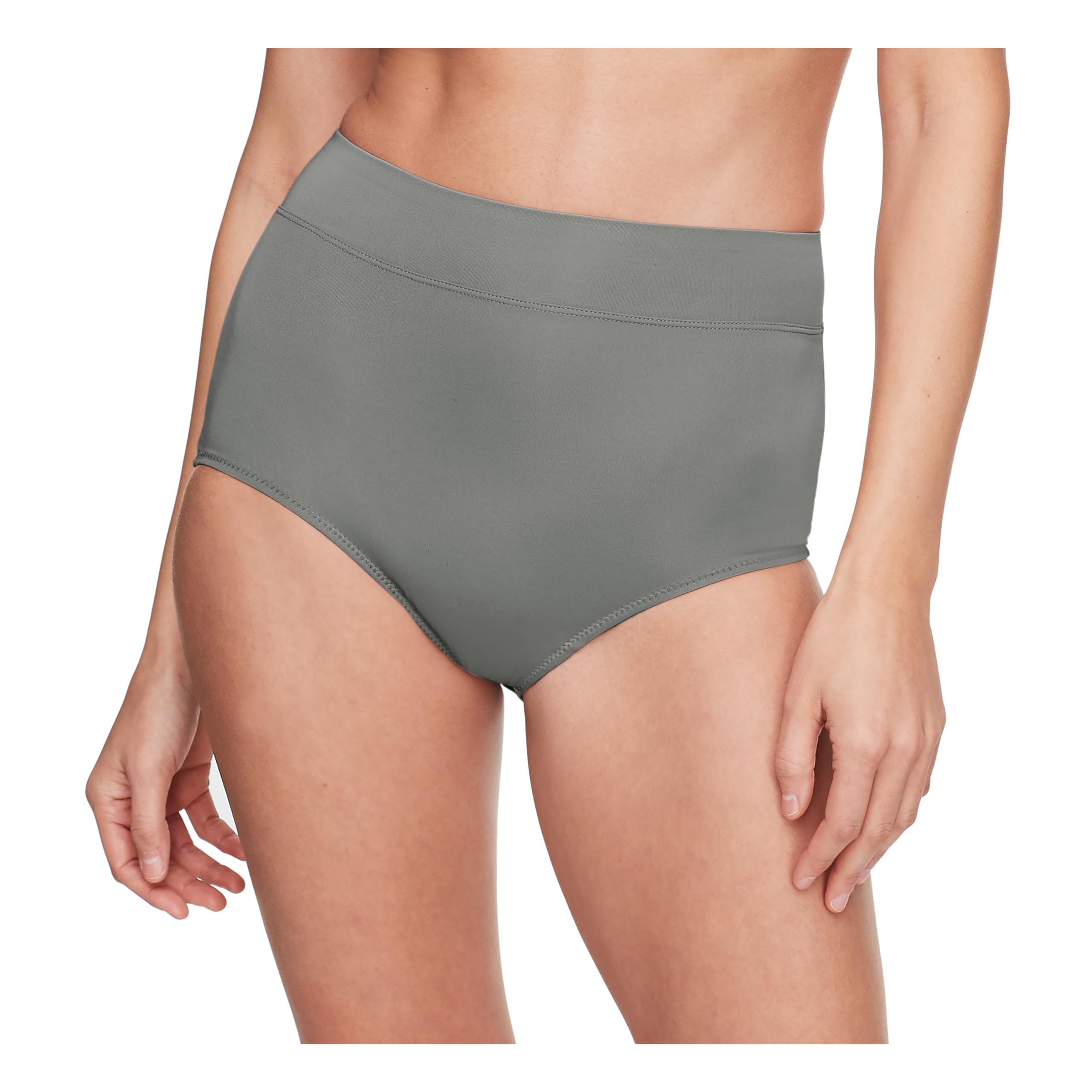 Warner's Women's No Pinching No Problems Hi Cut Brief Panty