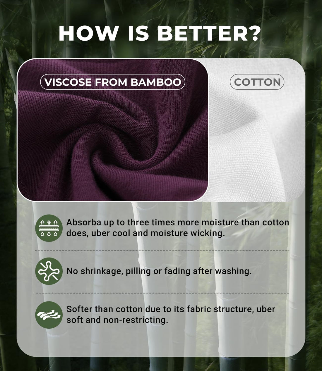 BAMBOO COOL Women's Underwear Ladies Brief Seamless Panties Moisture Wicking Stretchy Full Coverage