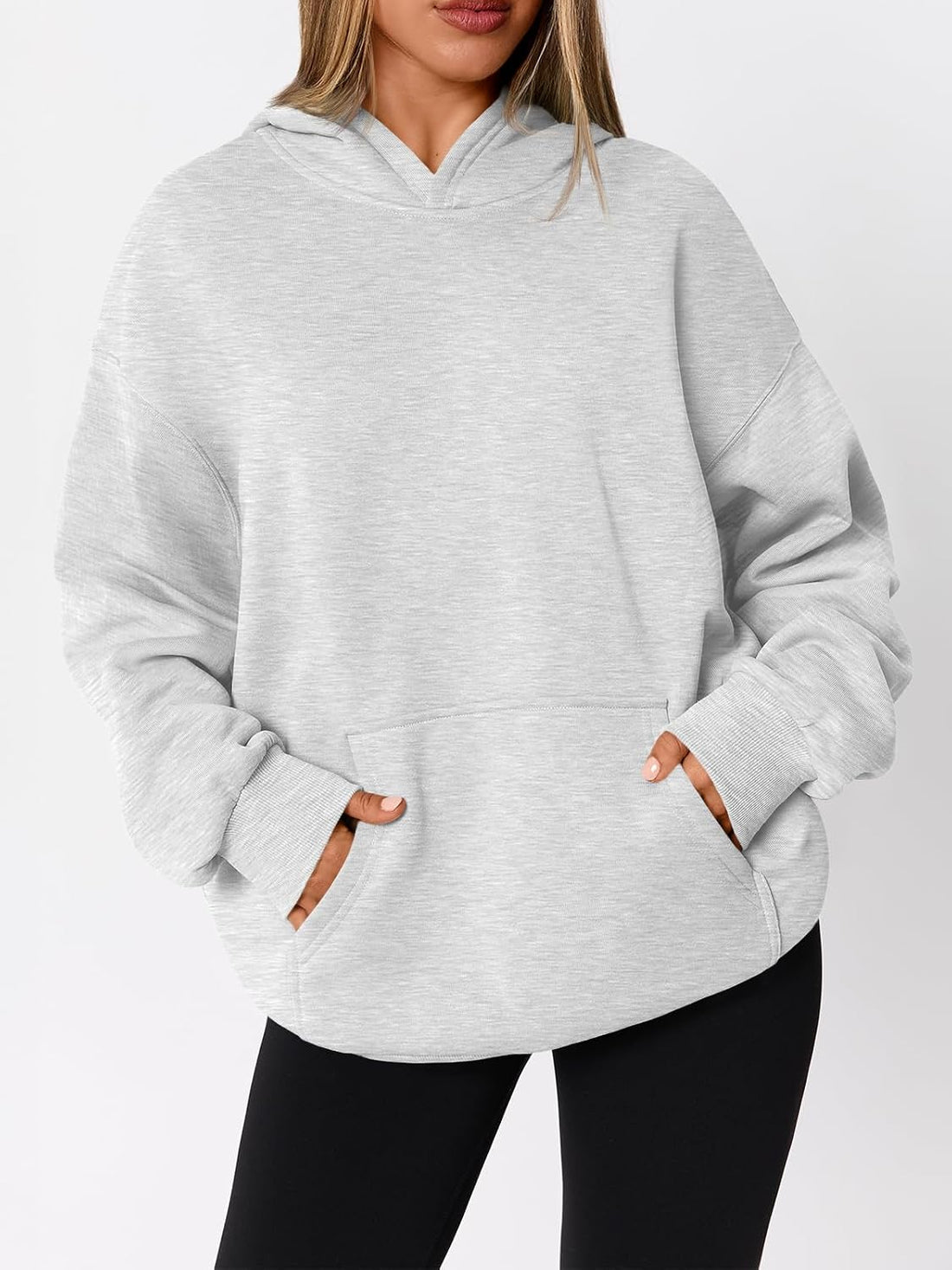 WYNNQUE Hoodies for Women Oversized Sweatshirts Fall Travel Outfits 2026 | Fleece Lining Lightweight Comfort Breathable Material Kangaroo Pocket Hooded Neck Casual Workout Winter Trendy Clothes