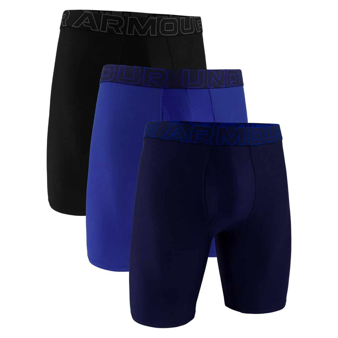 Under Armour Men's Performance Tech Long-Leg Boxerjock Brief Underwear, 9" Inseam, All-Day Comfort & Ultra-Soft, 3-Pack