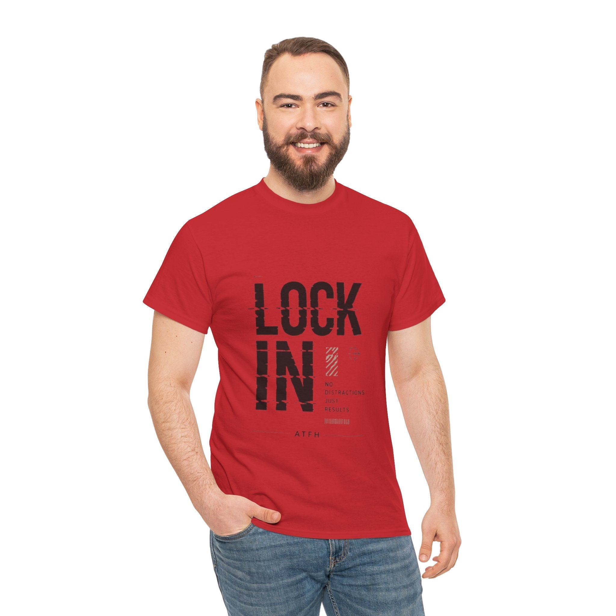Lock In Tee — Minimalist Motivational Graphic T-Shirt Printify