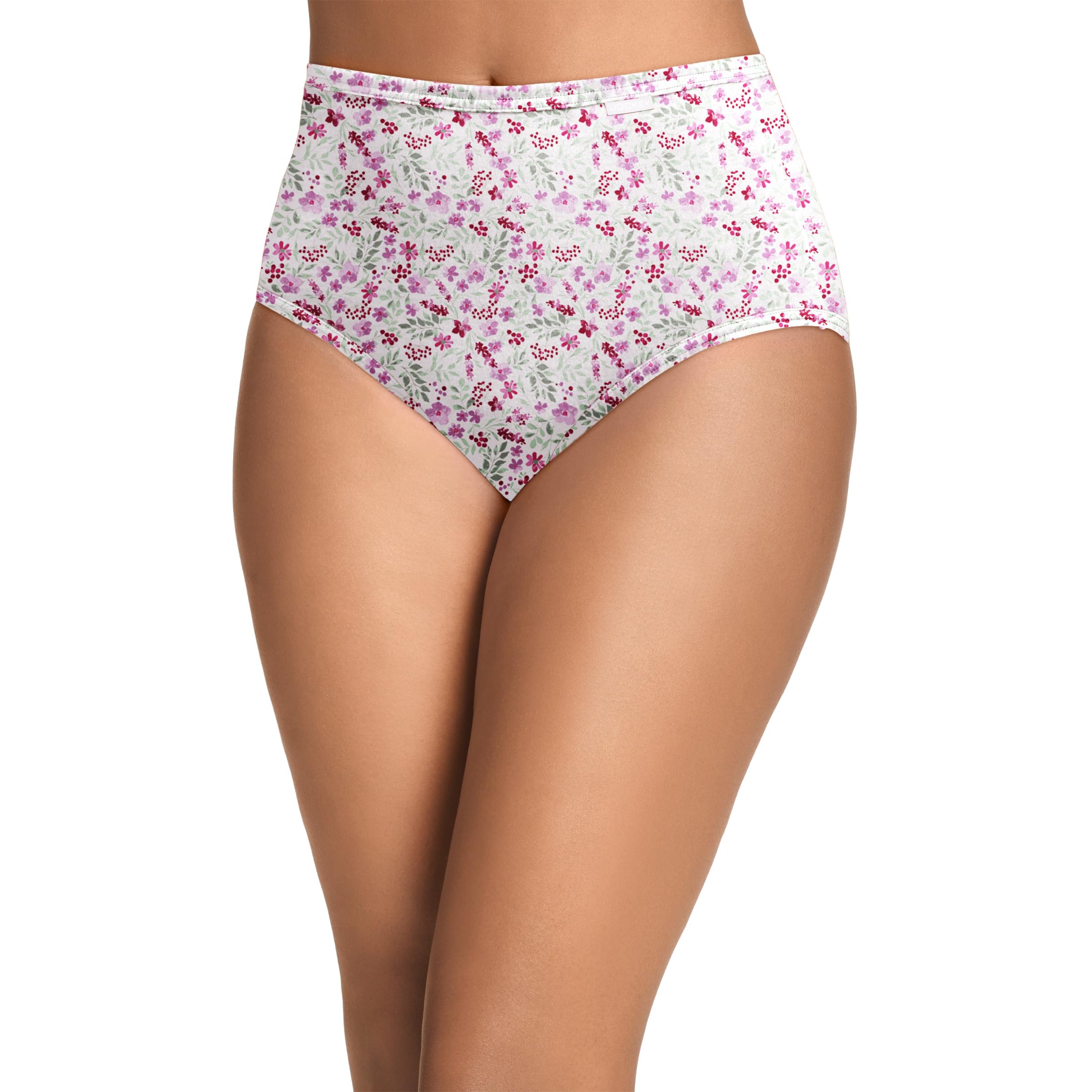 Jockey Women's Underwear 100% Cotton Elance Brief - 6 Pack