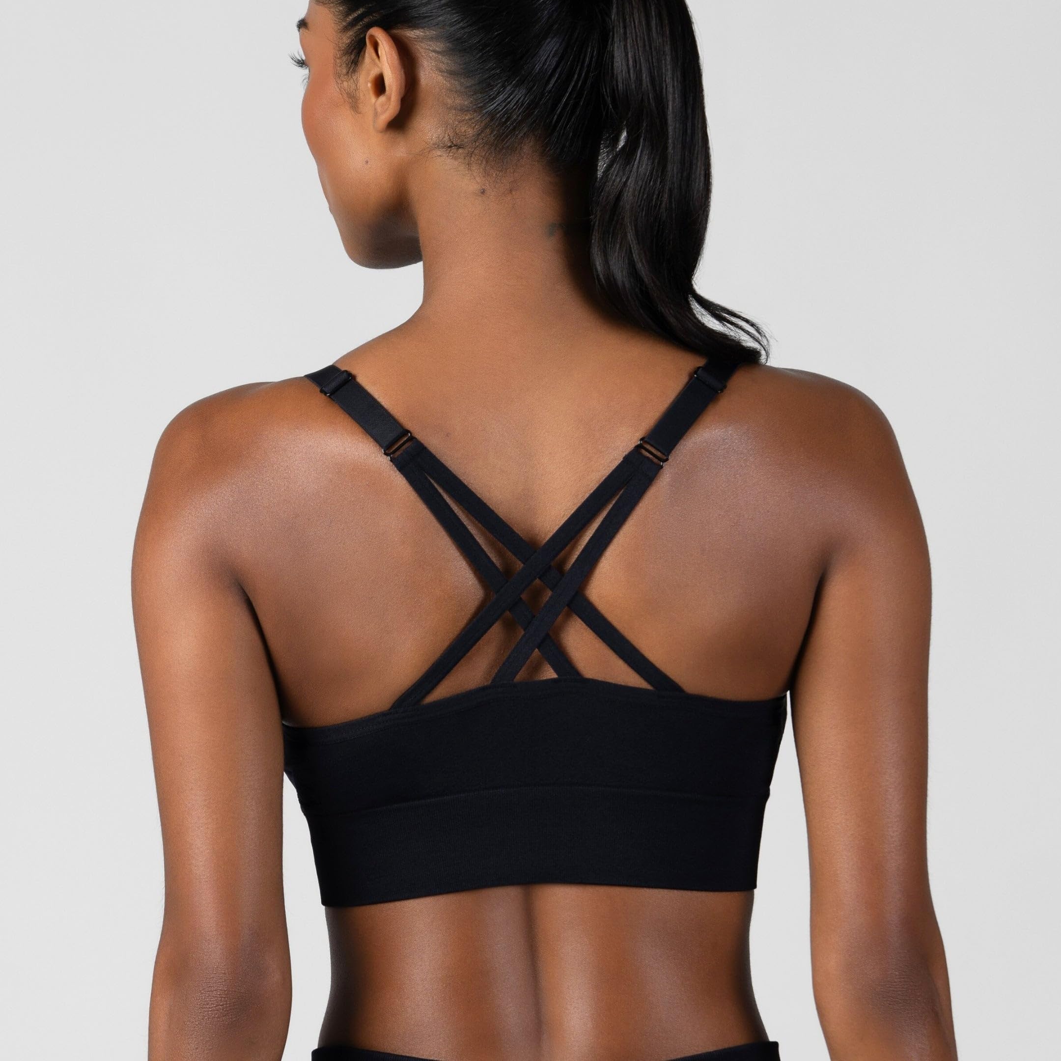 New Balance Women’s Seamless Strappy Sports Bra 3 Pack – Wirefree Athletic Bralette for Yoga, Training, and Comfort Wear