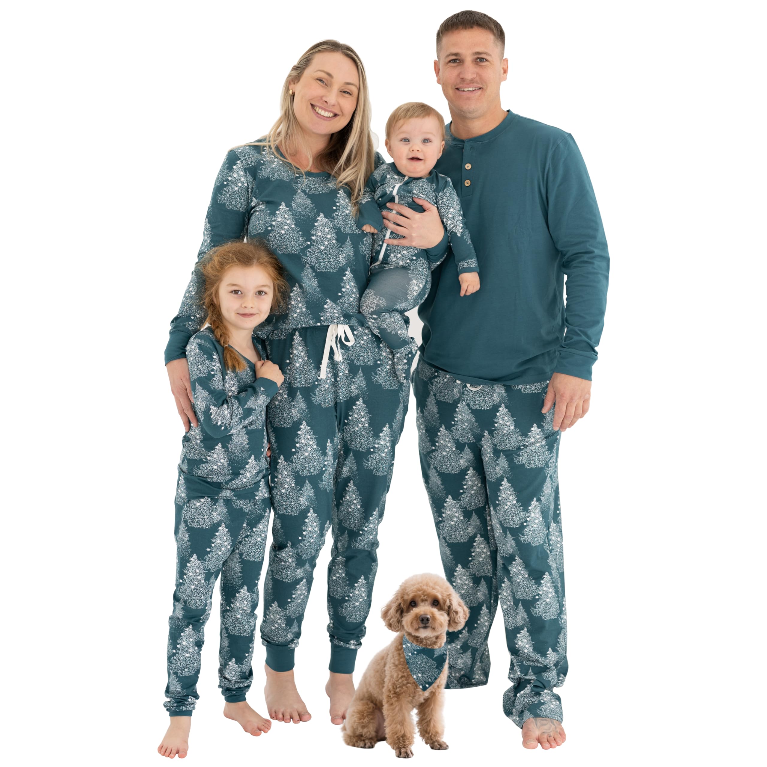 Owlivia Christmas Halloween Pajamas For Family, Organic Cotton Holiday Pjs Matching Sets