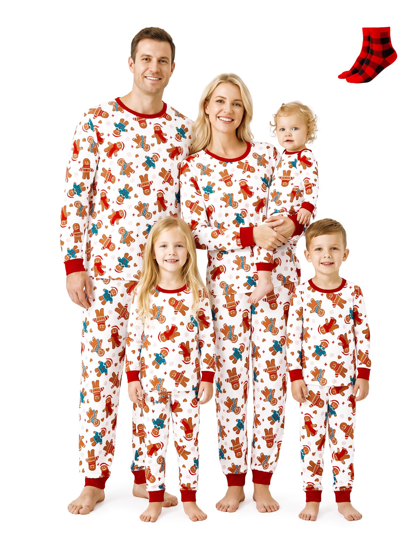 PATPAT Family Christmas Pajamas Matching Sets : Holiday Sleepwear Xmas PJS