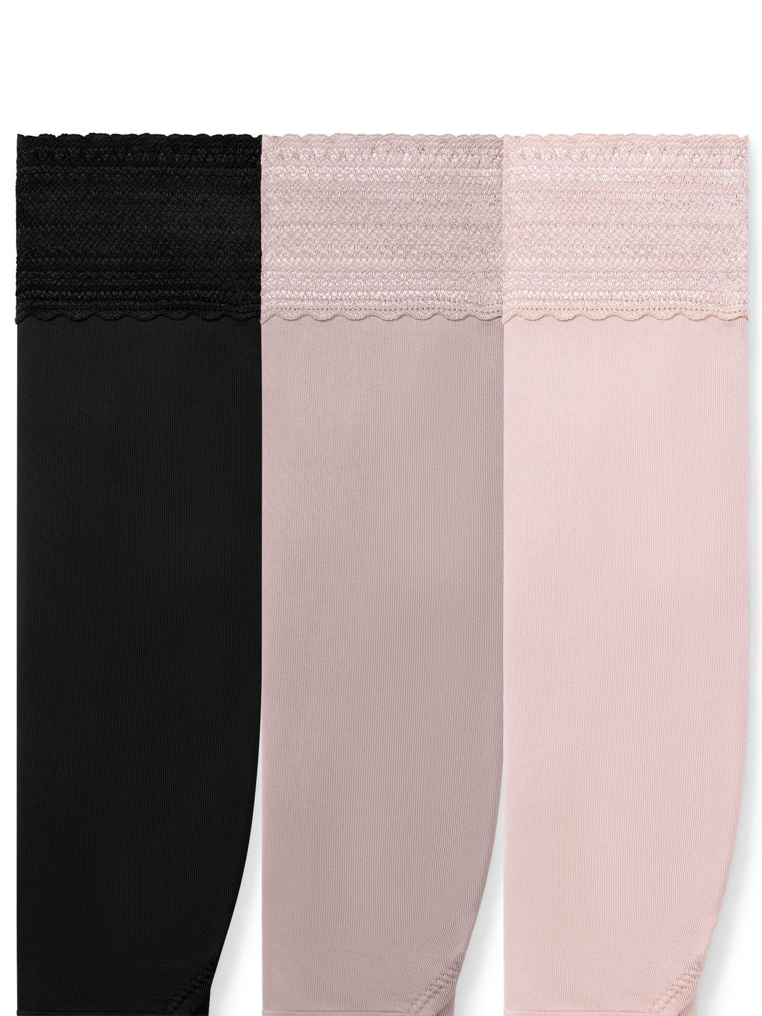 Warner's Women's No Pinching, No Problems® Cotton Blend Dig-free Comfort Waistband With Lace Hi-cut 3-pack Wrw263hc04