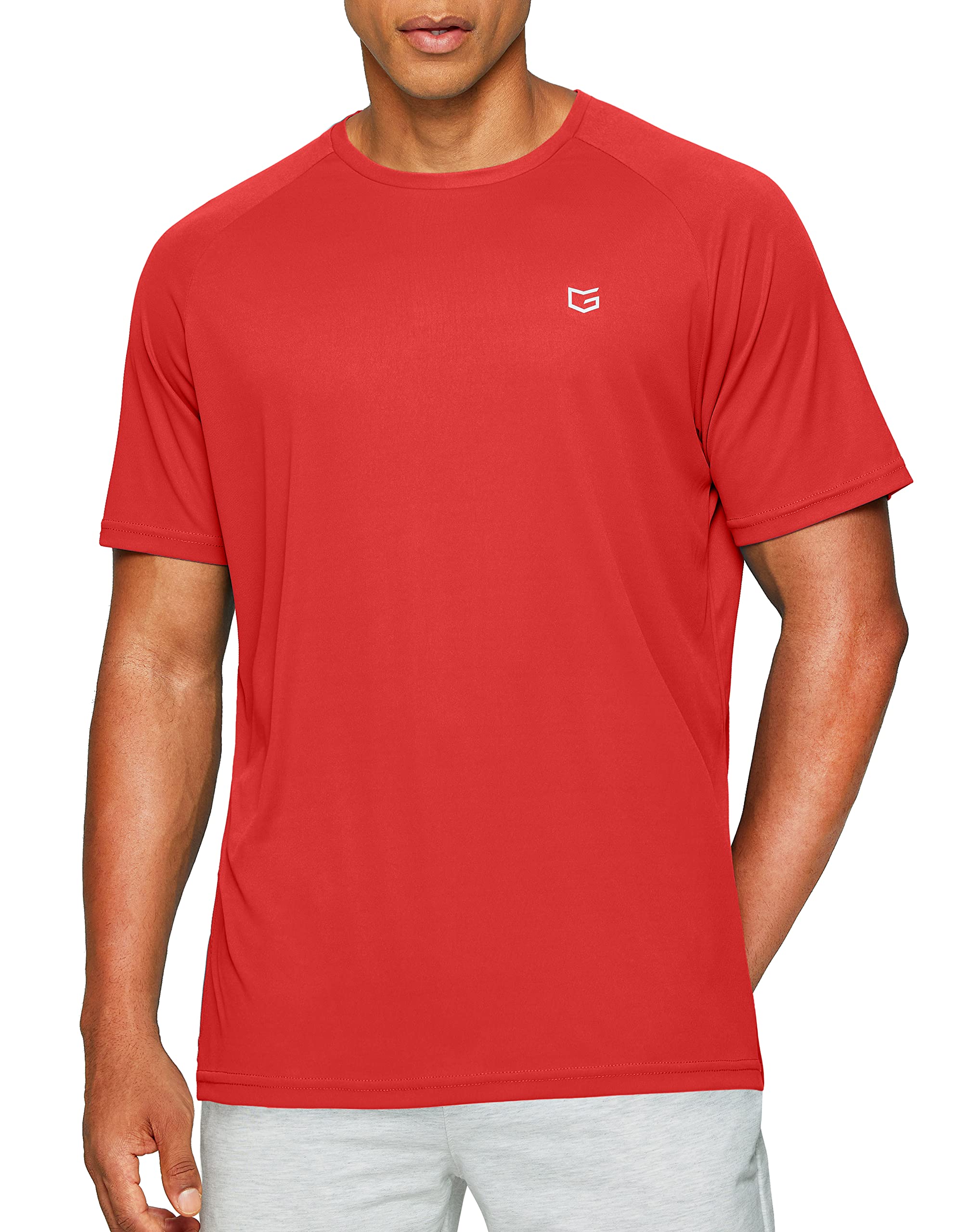 G Gradual Men's Workout Quick Dry T-Shirts Short Sleeve Lightweight Cooling Gym Shirts Tee for Running, Beach, Hiking