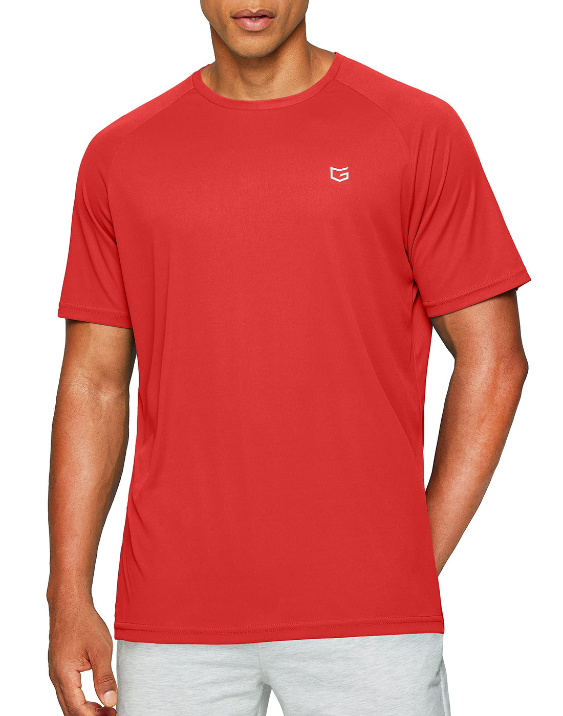 G Gradual Men's Workout Quick Dry T-Shirts Short Sleeve Lightweight Cooling Gym Shirts Tee for Running, Beach, Hiking