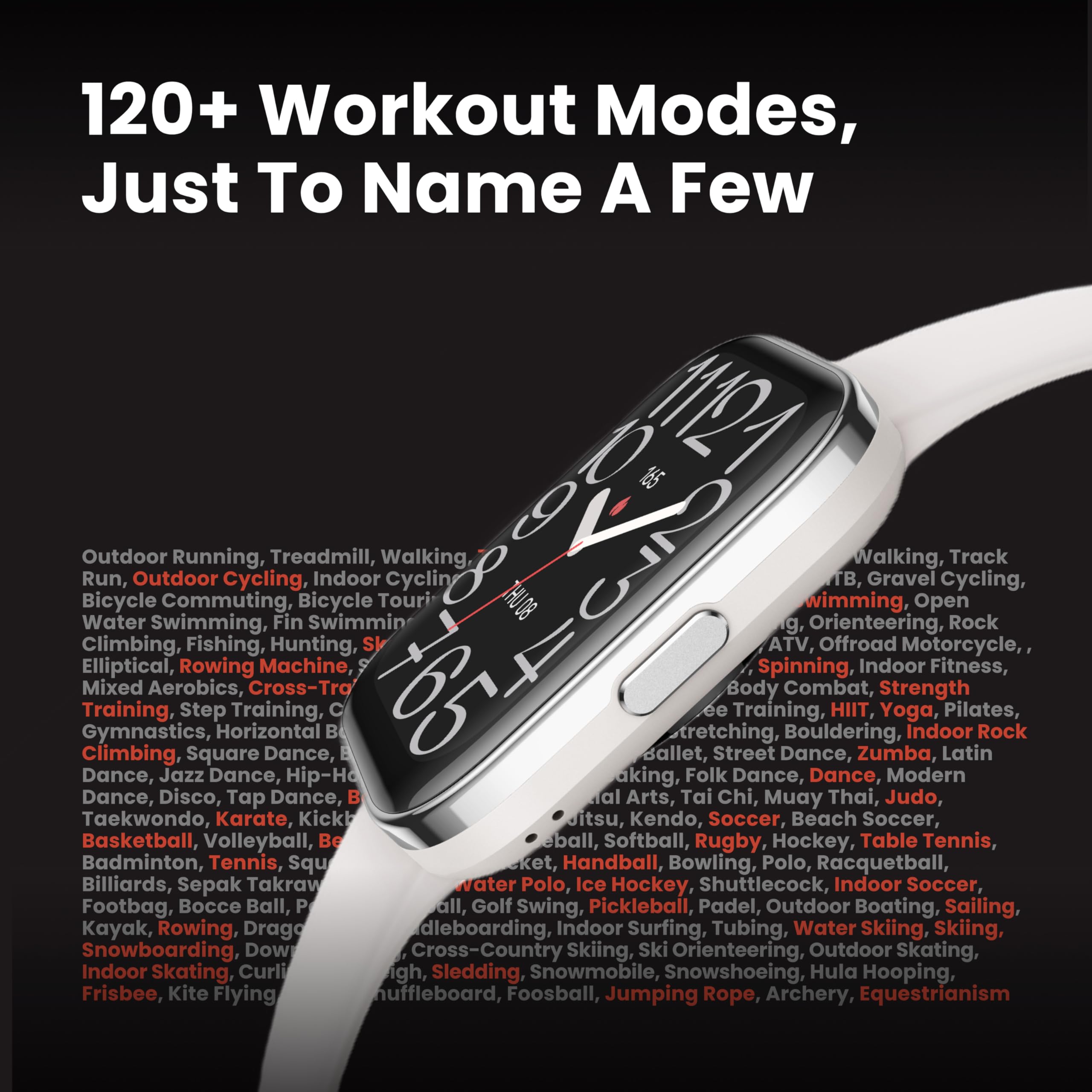 Amazfit Bip 5 Unity Smart Watch, 1.9" Screen, 11-Day Battery, iOS/Android