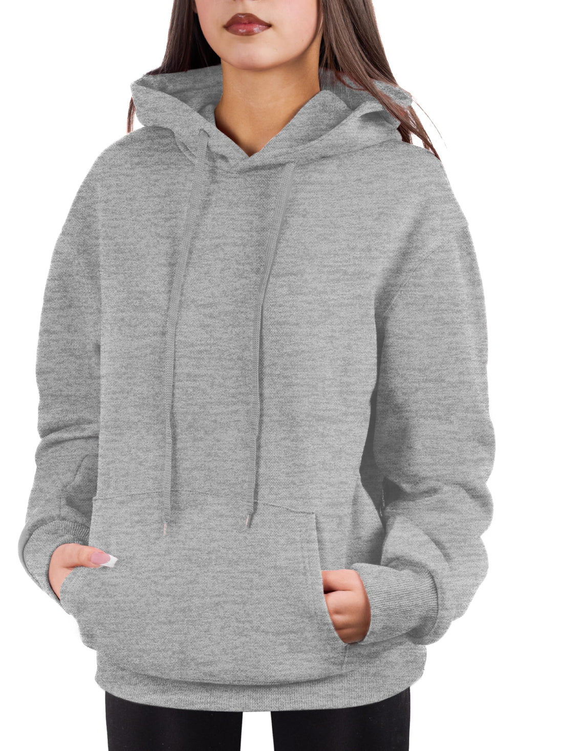 Oversized Pullover Hoodie for Women Soft Fleece Cotton Blend, Cozy Everyday Sweatshirt
