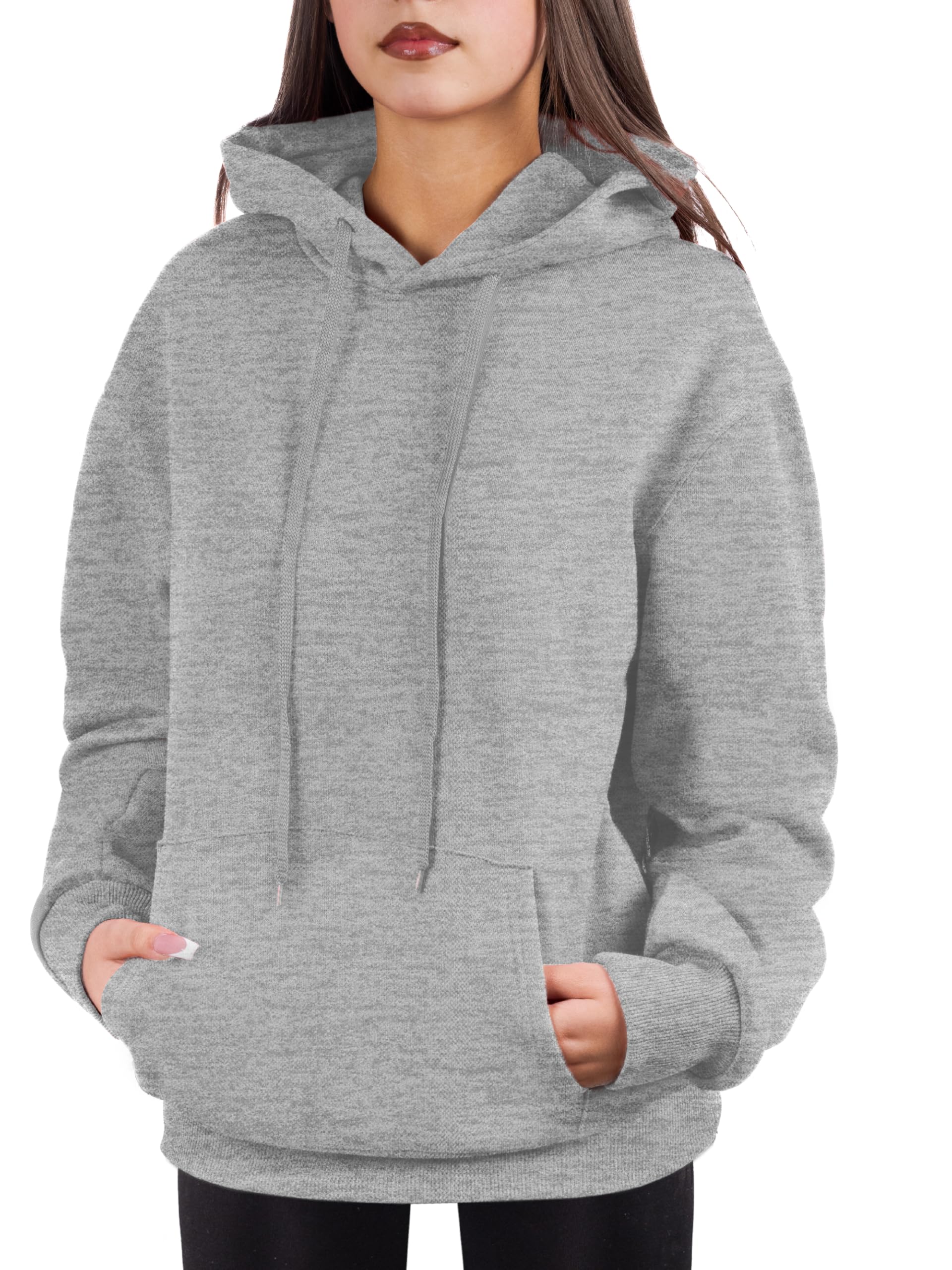 Oversized Pullover Hoodie for Women Soft Fleece Cotton Blend, Cozy Everyday Sweatshirt