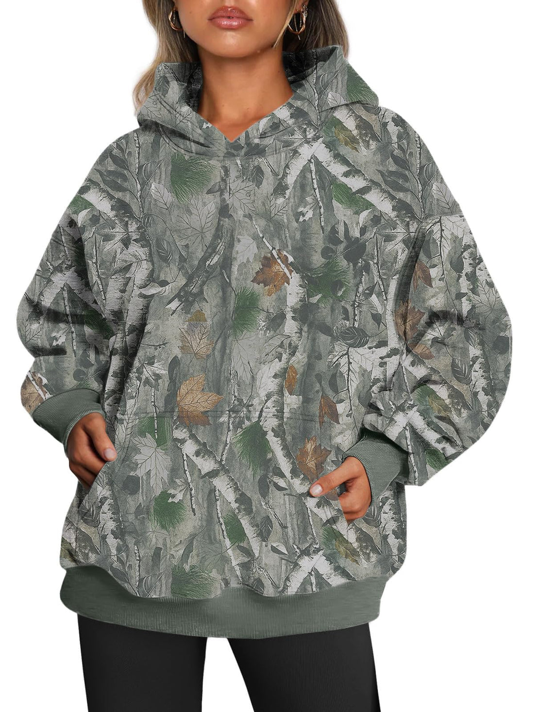 Trendy Queen Women Oversized Hoodies Fall Outfits | Gentle Skin Feel, Aesthetic Drop Shoulder, Large Kangaroo Pocket, Seamless Daily Outfit Match